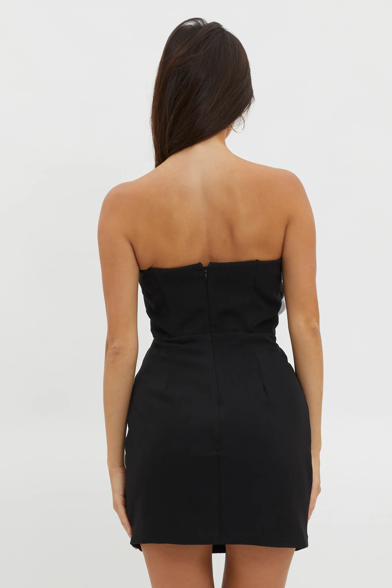 Magic At Night Embellished Bodice Dress Black - Image 2