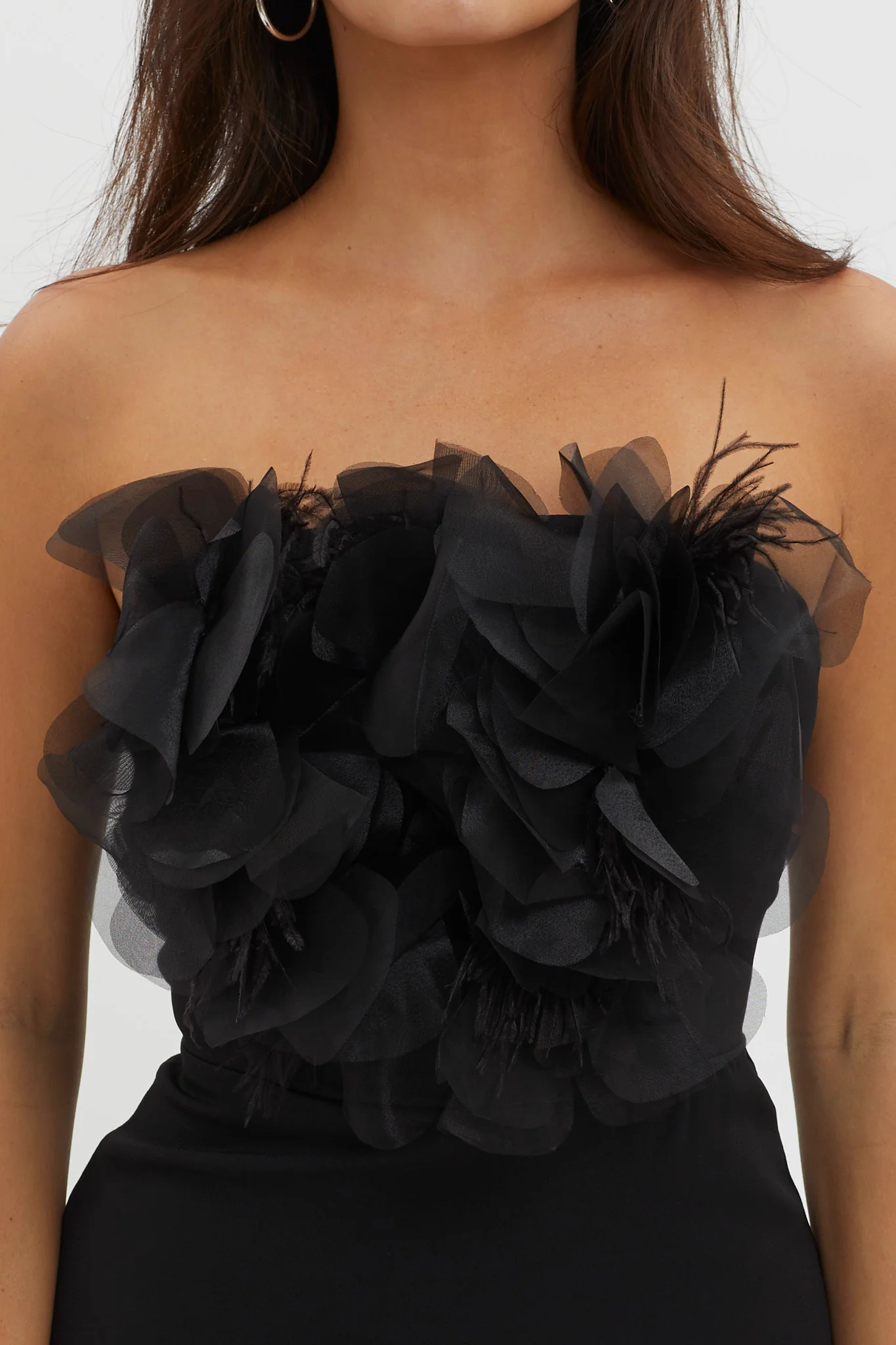 Magic At Night Embellished Bodice Dress Black - Image 3