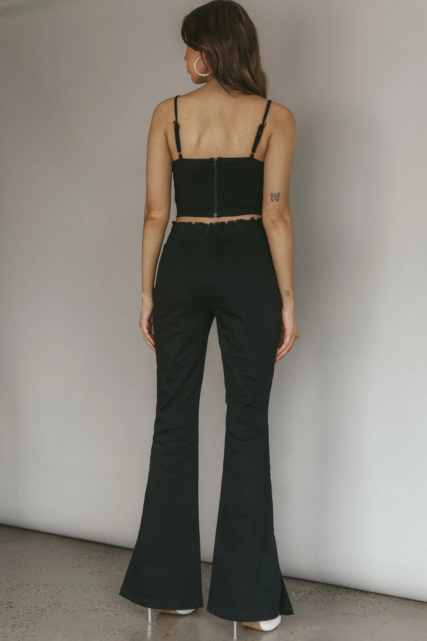 Mahla Flared Pants Black - Image 2