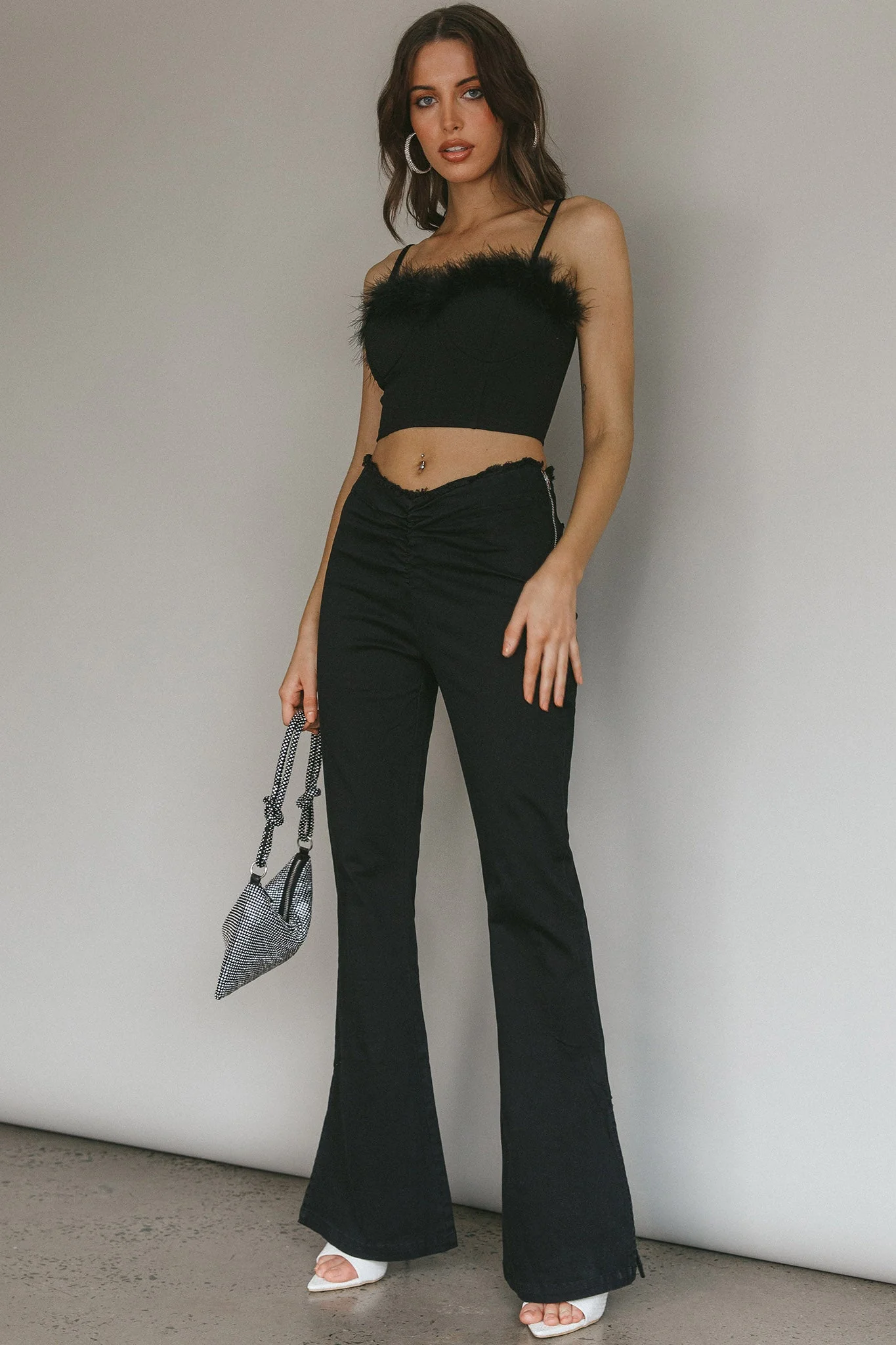 Mahla Flared Pants Black - Image 4