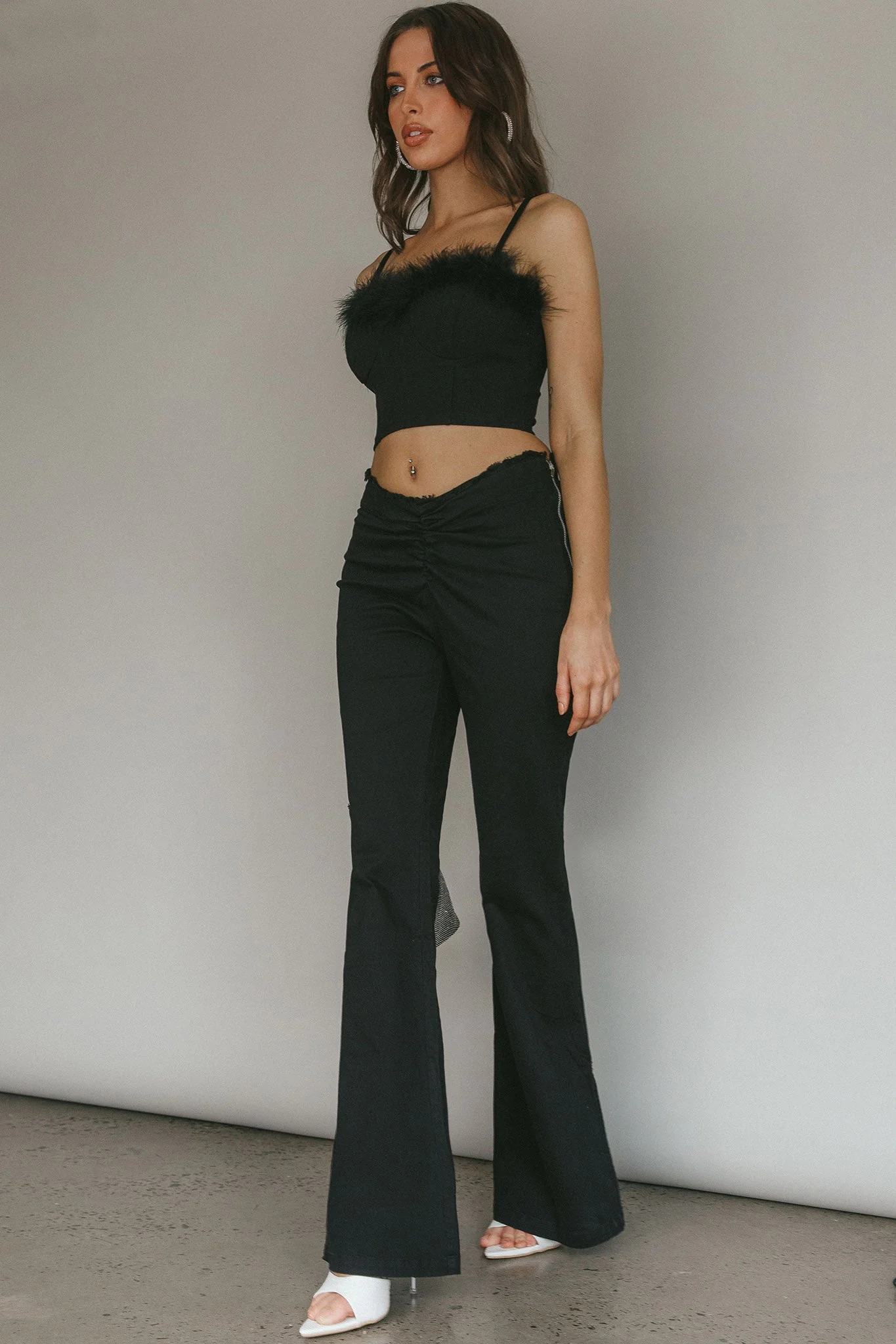 Mahla Flared Pants Black - Image 5