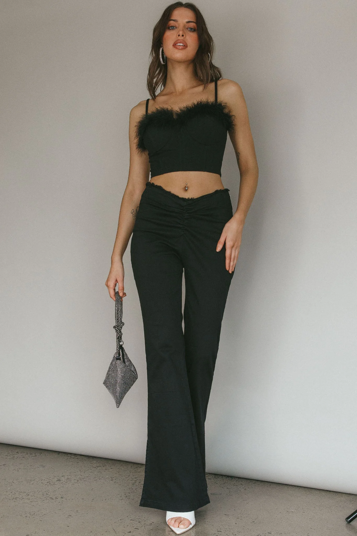 Mahla Flared Pants Black - Image 6