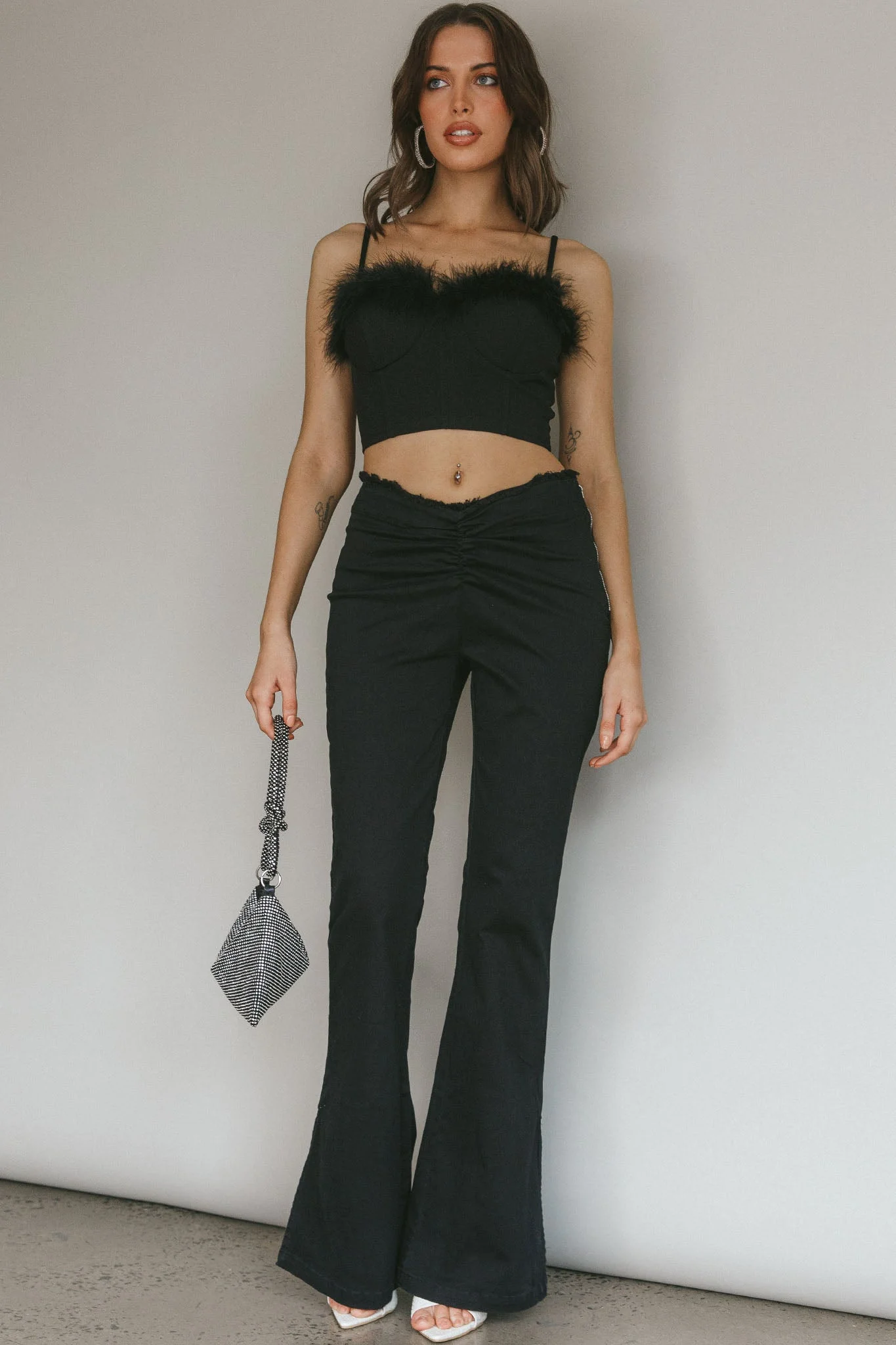 Mahla Flared Pants Black - Image 7