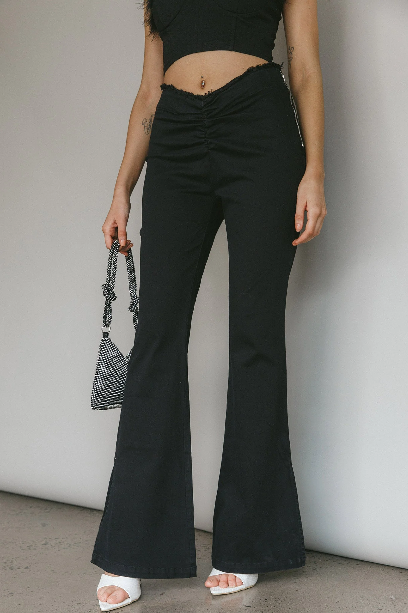 Mahla Flared Pants Black - Image 9