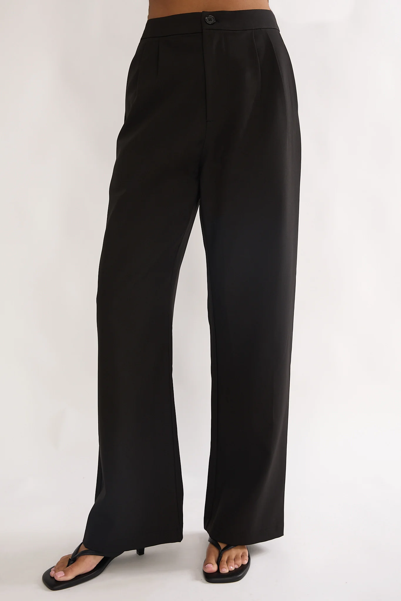 Meri Side Pocket Trouser Pants Black