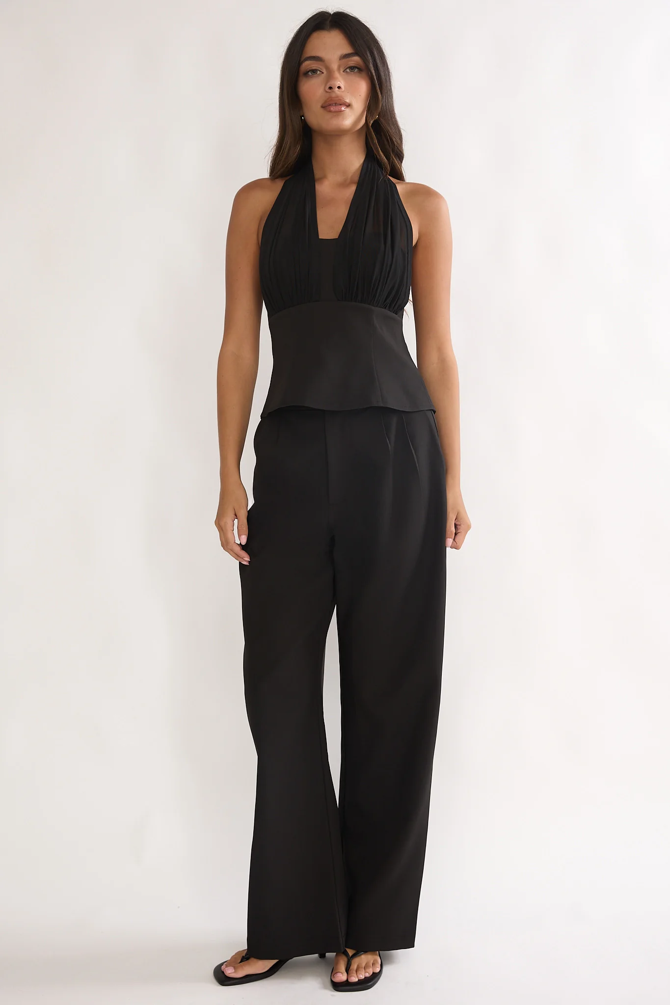 Meri Side Pocket Trouser Pants Black - Image 2