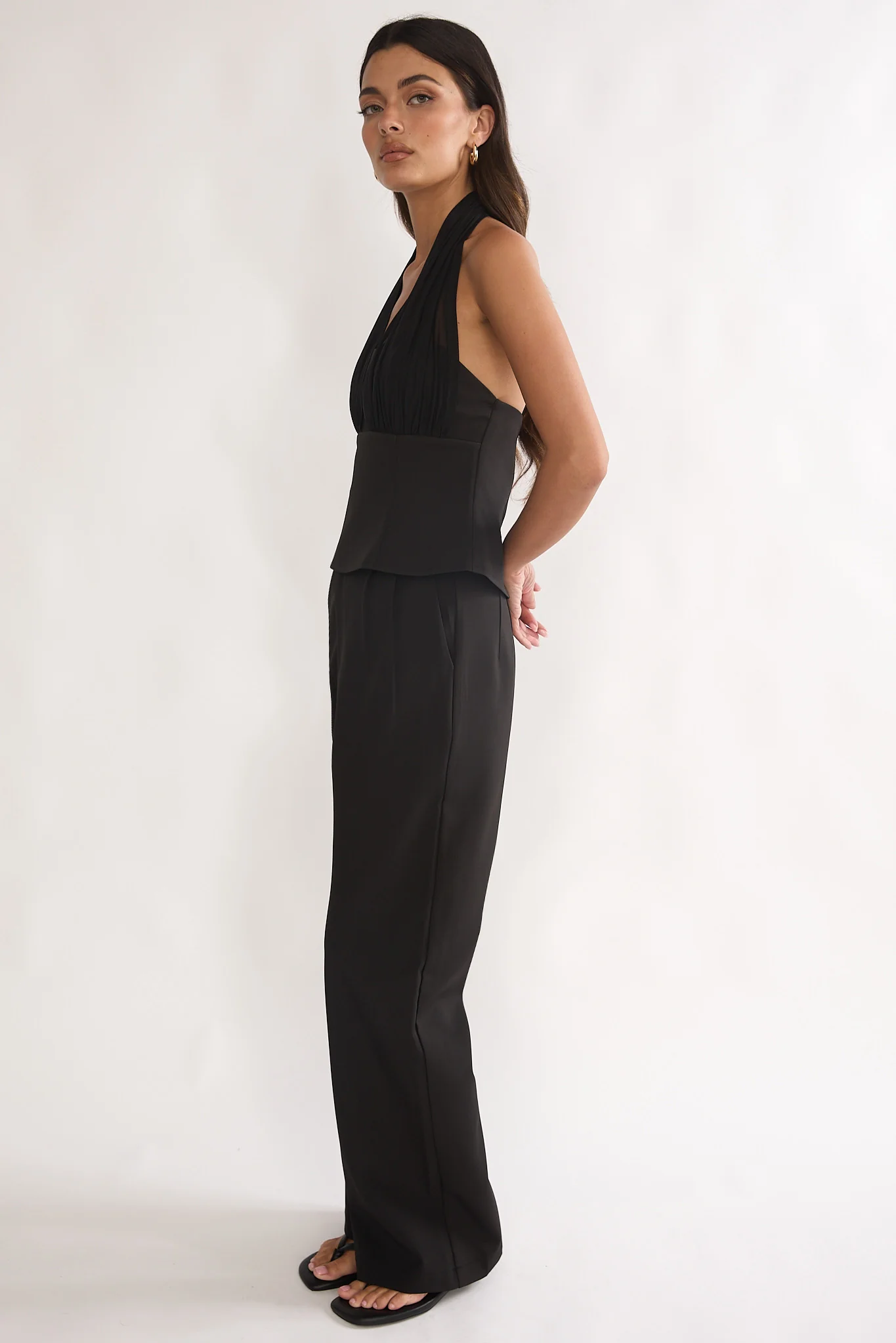 Meri Side Pocket Trouser Pants Black - Image 6
