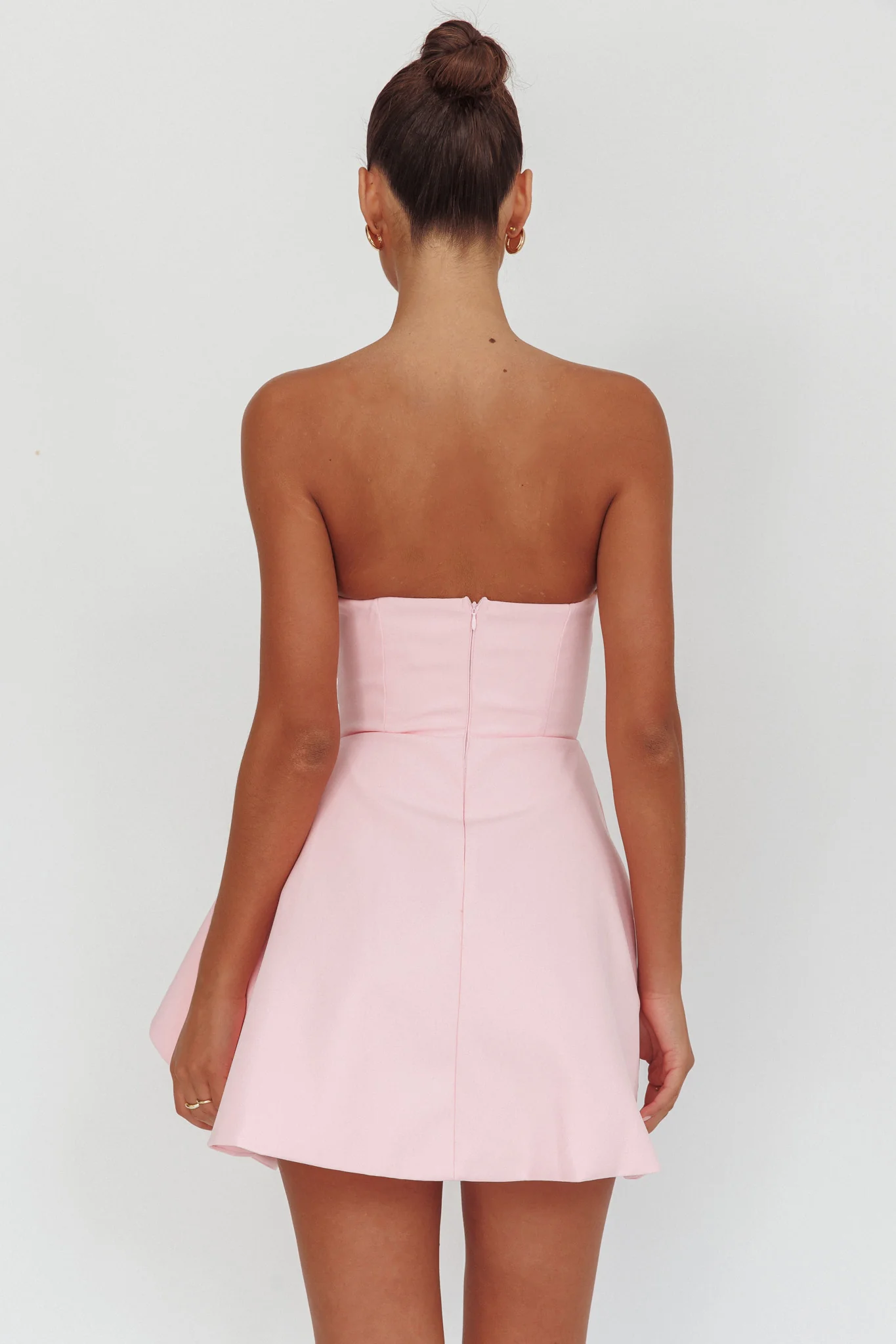 Minnesota Strapless Mini Dress Pink - Image 2