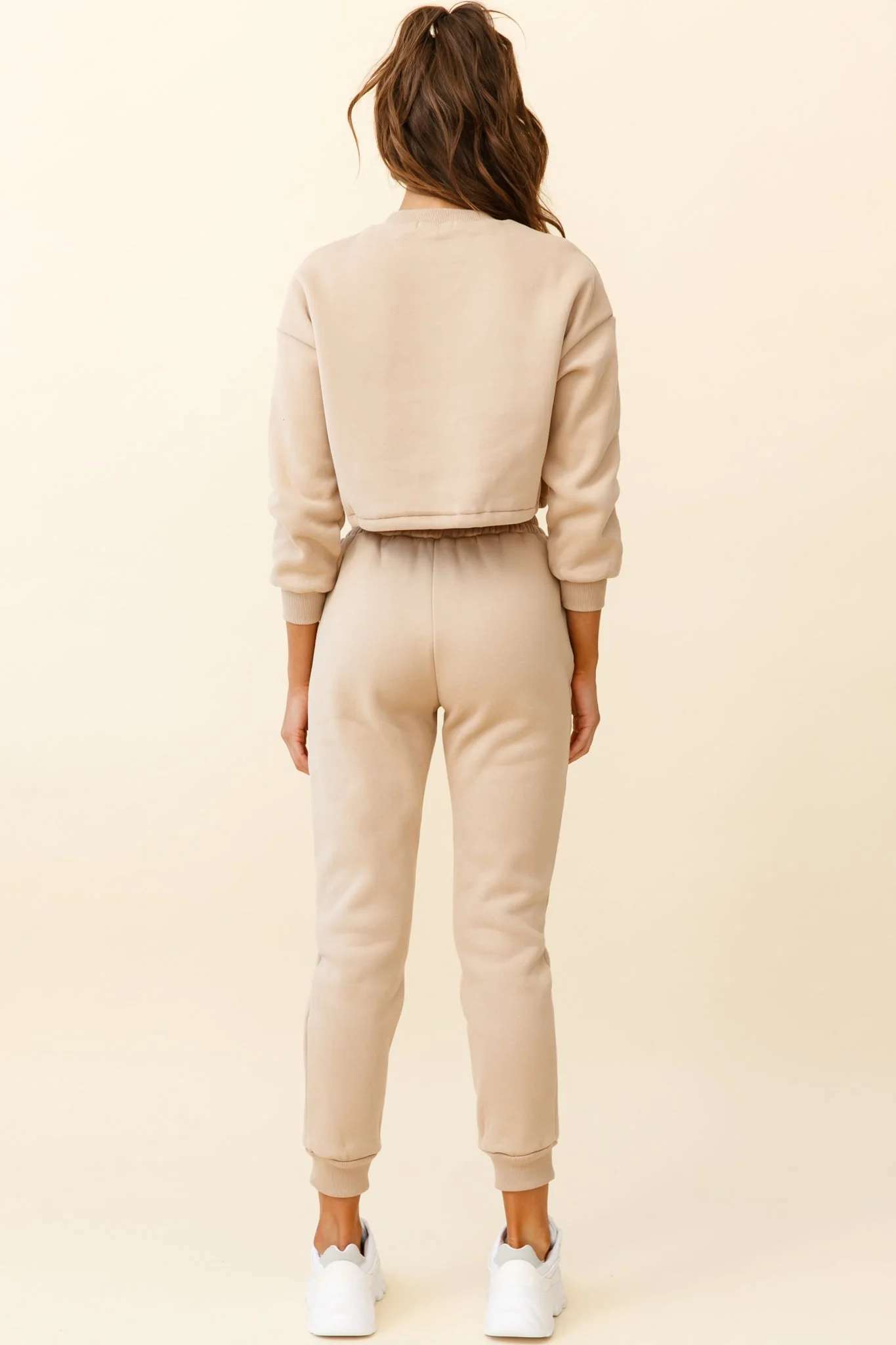Monterey Elasticated Waist Jogger Pants Tan - Image 3