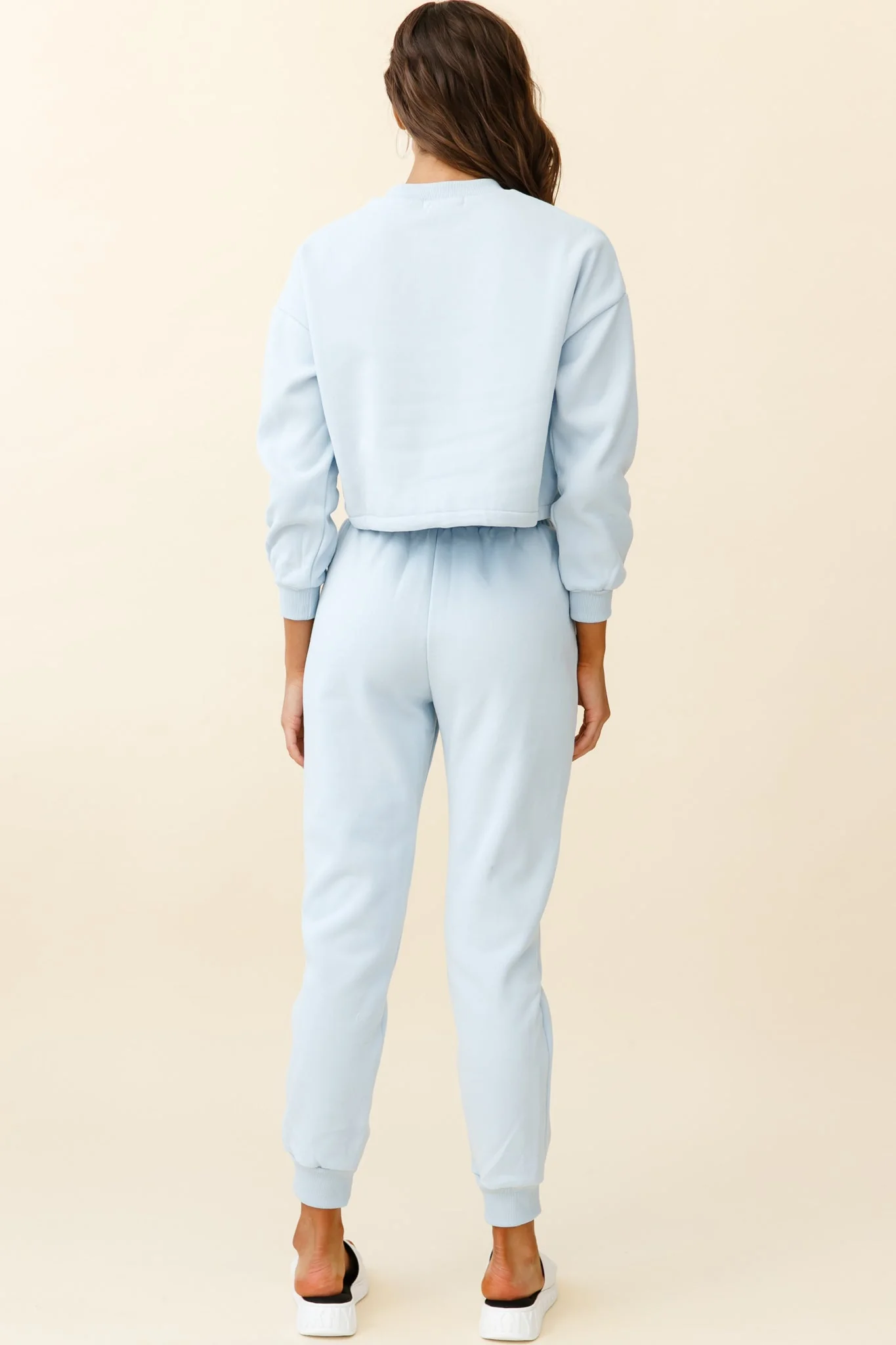Monterey Long Sleeve Pull String Sweater Blue - Image 3