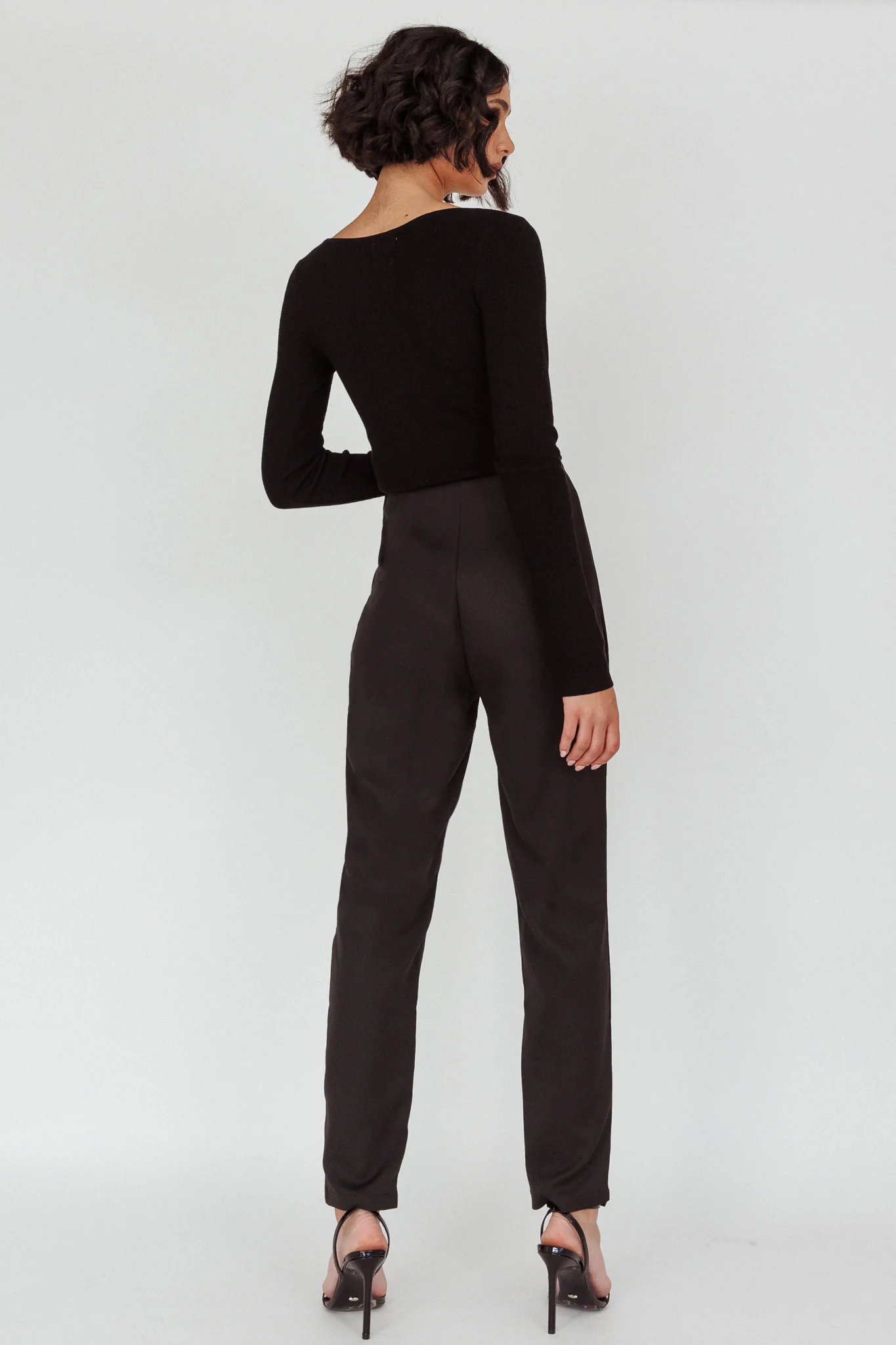 Moonlight Tango High Waist Pants Black - Image 2