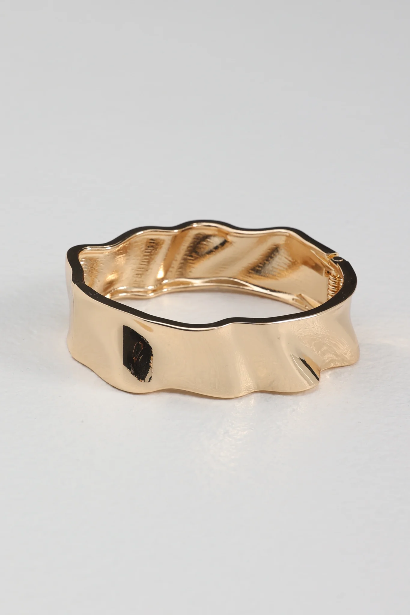 Morning Light Irregular Bangle Gold