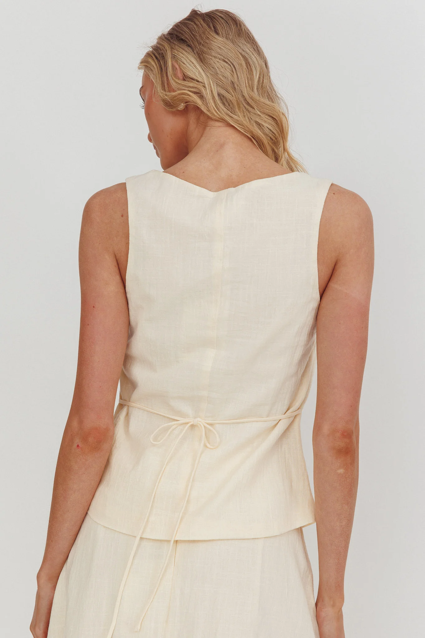 Morning Lights Button Up Top Cream - Image 2