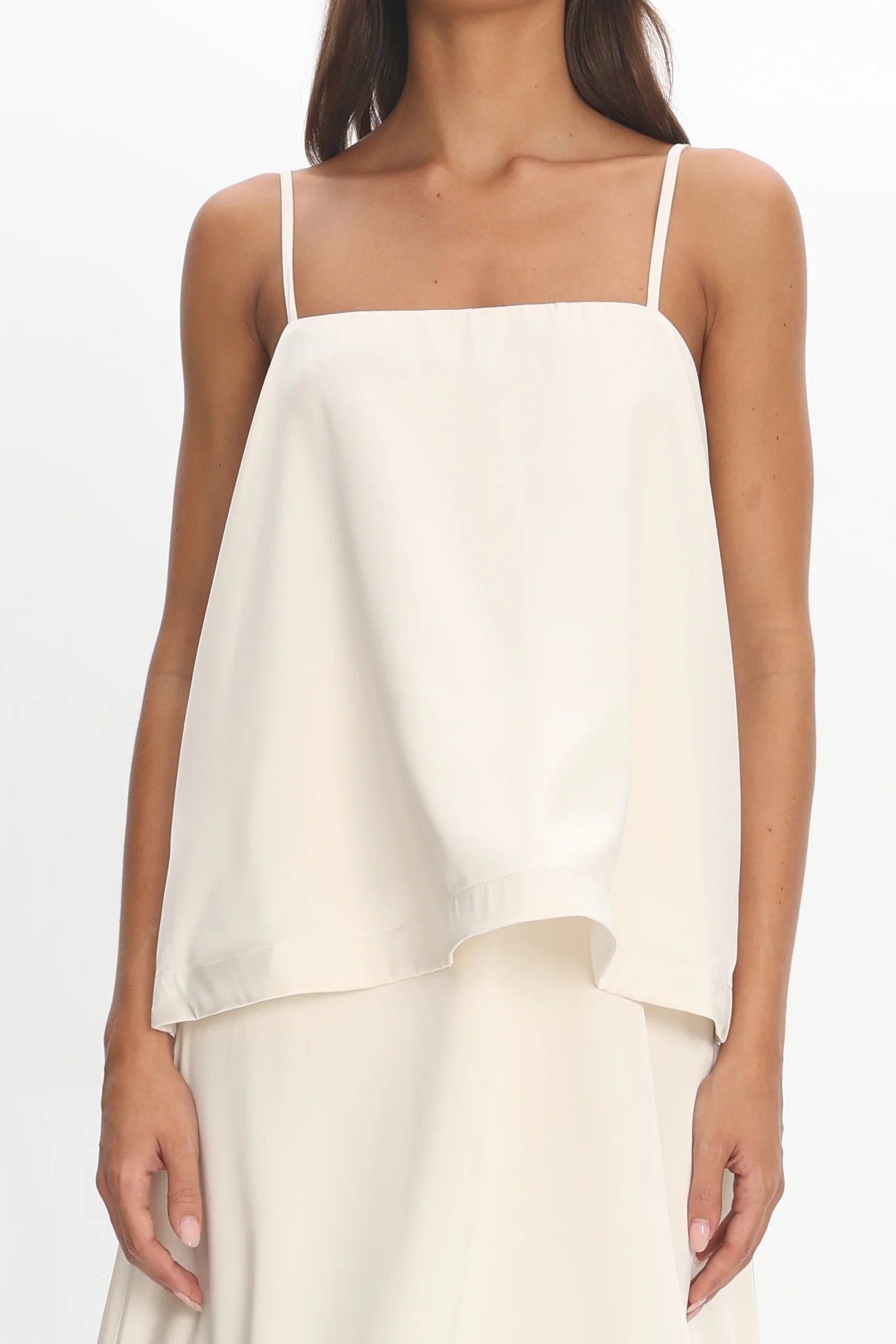 Morning Ray Layered Maxi Dress Ivory - Image 3