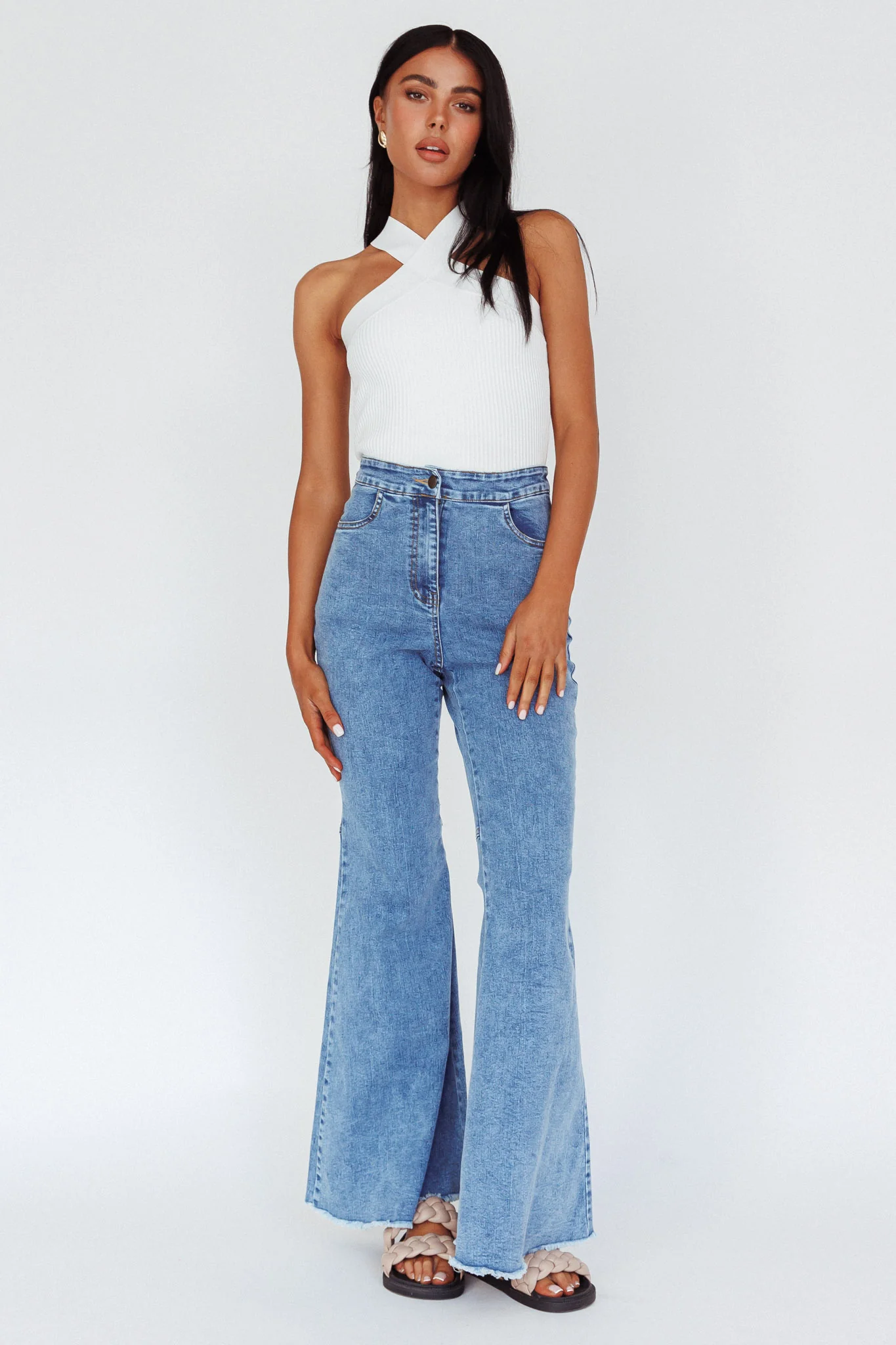 Mulholland Boot Cut Jeans Denim Blue - Image 6