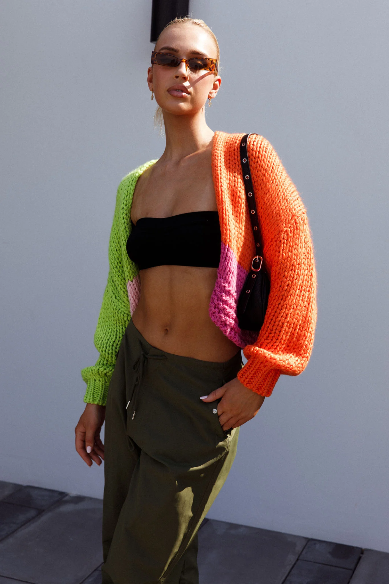 Neon Carnival Knit Cardigan Multi - Image 3