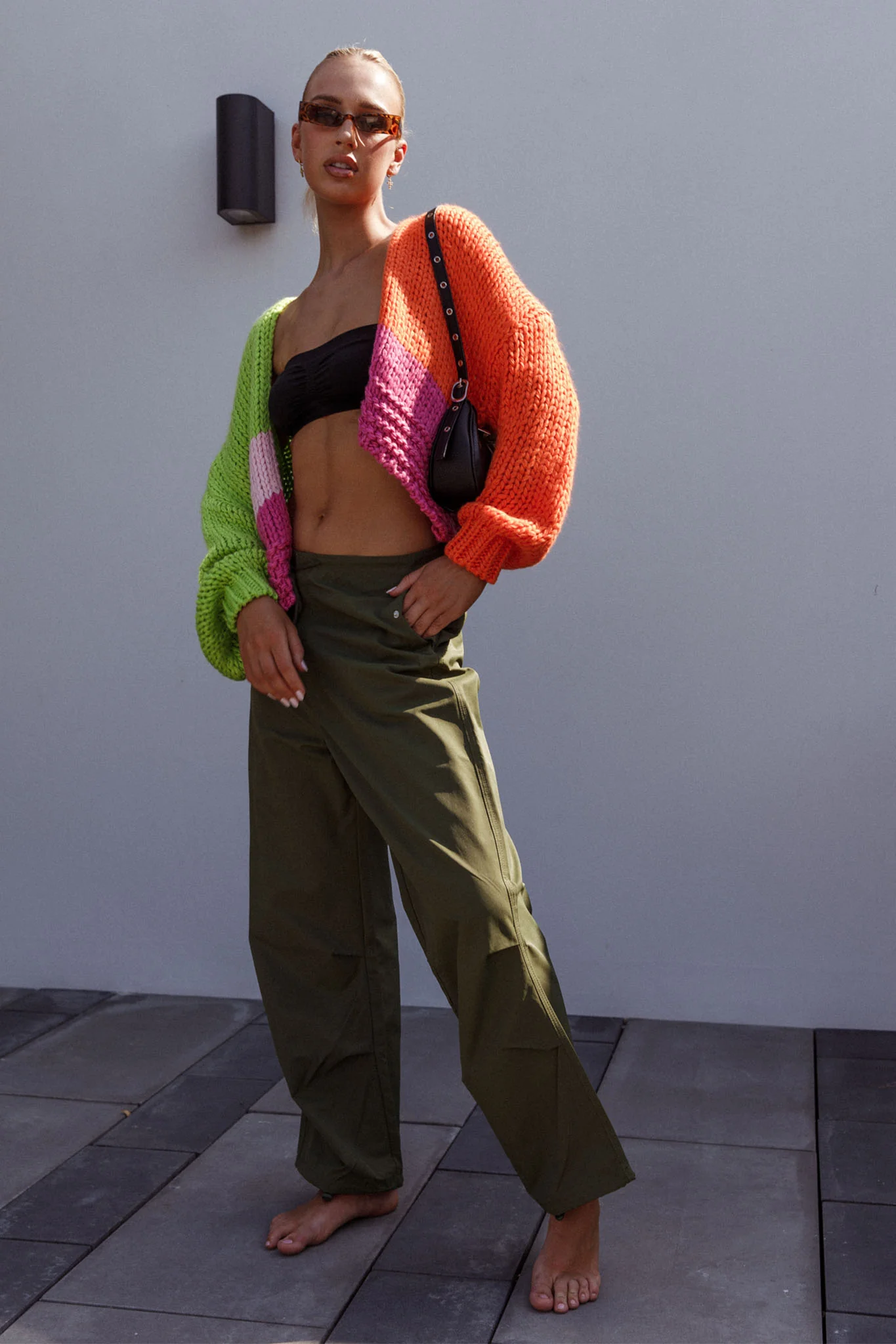 Neon Carnival Knit Cardigan Multi - Image 5