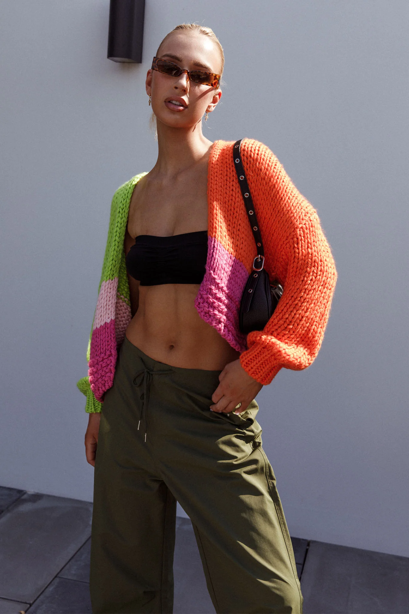 Neon Carnival Knit Cardigan Multi - Image 7
