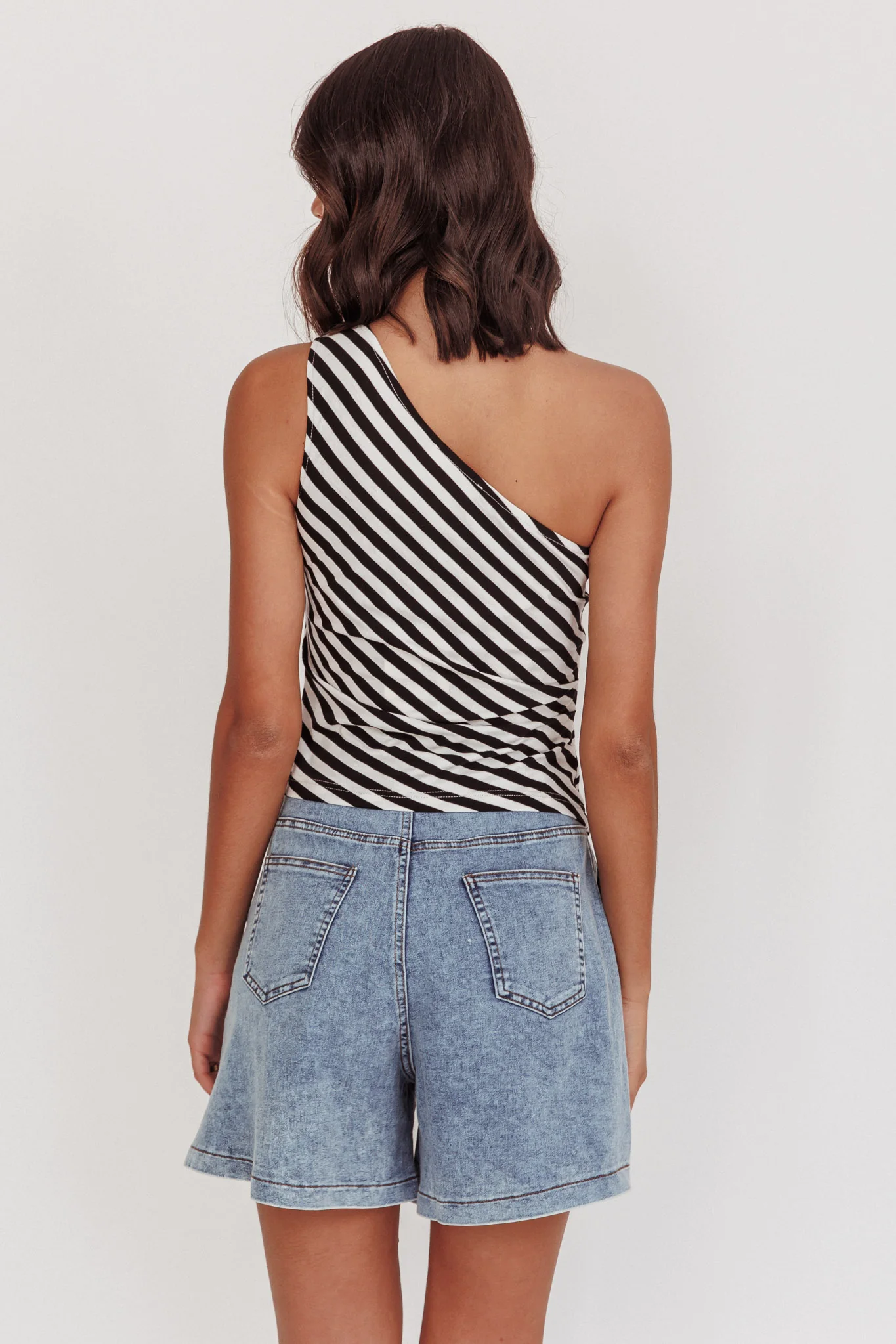 Ottawa Zipper Shorts Denim Blue - Image 4