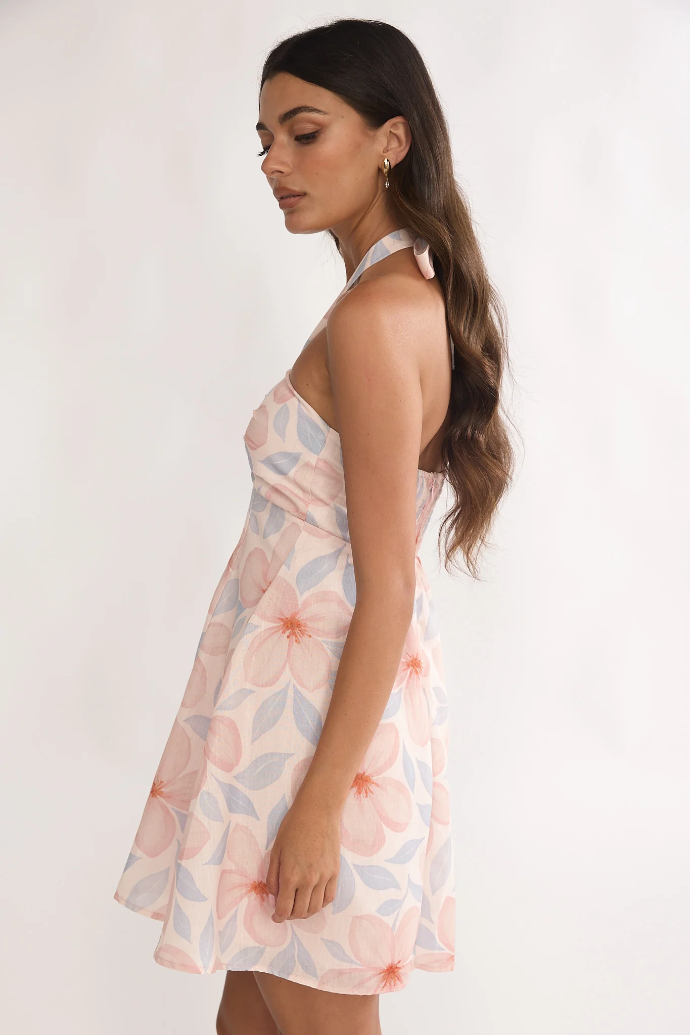 Paulette Halterneck Sun Dress Floral - Image 5
