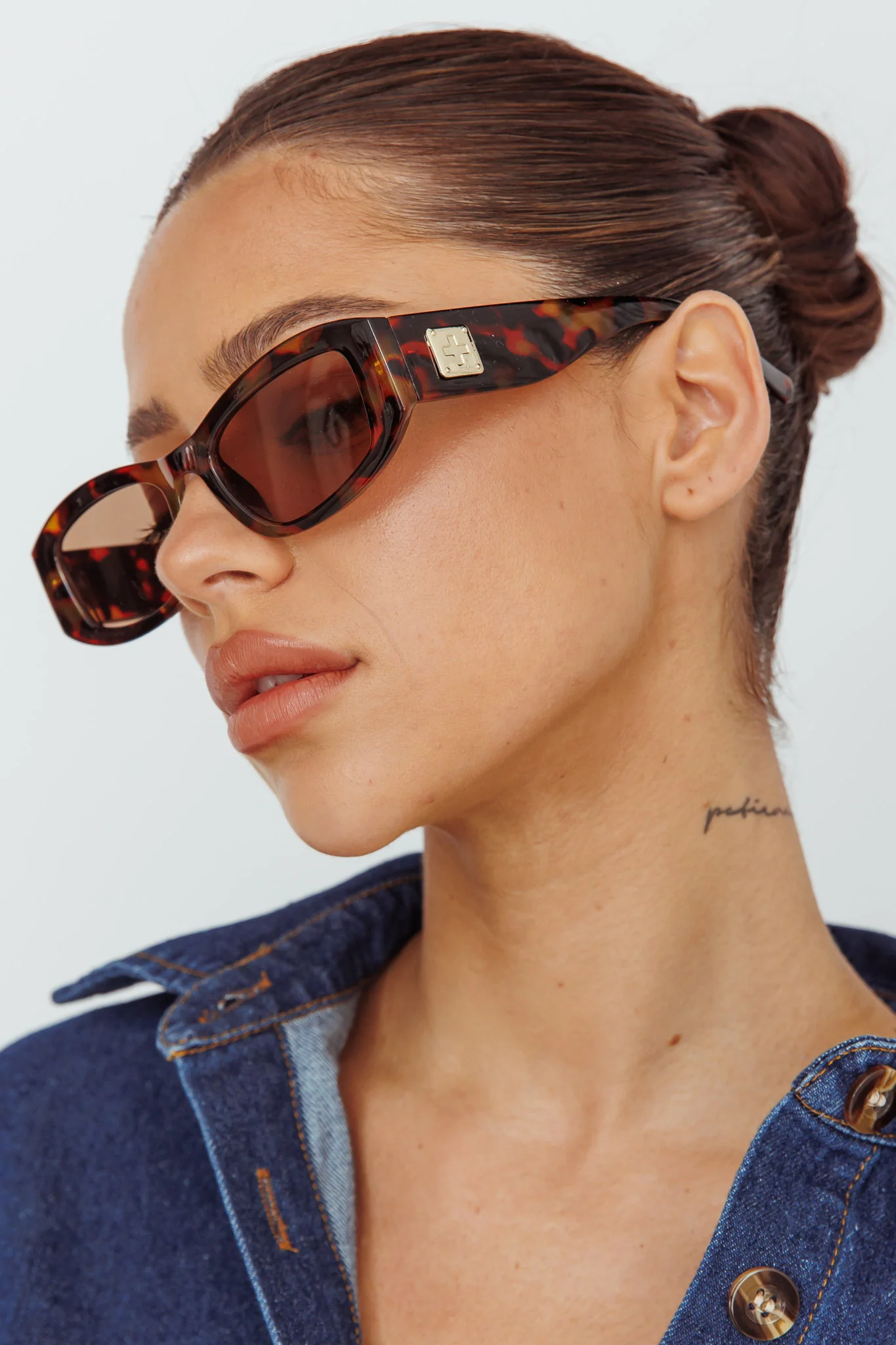 Peta And Jain Inez Sunglasses Tortoiseshell - Image 3