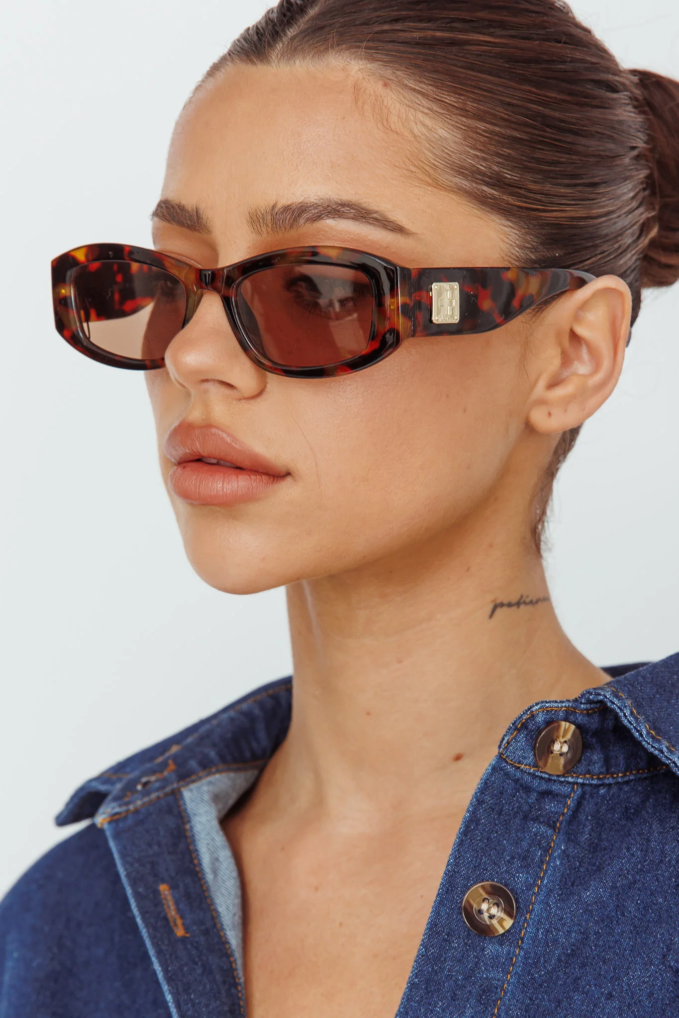 Peta And Jain Inez Sunglasses Tortoiseshell - Image 5