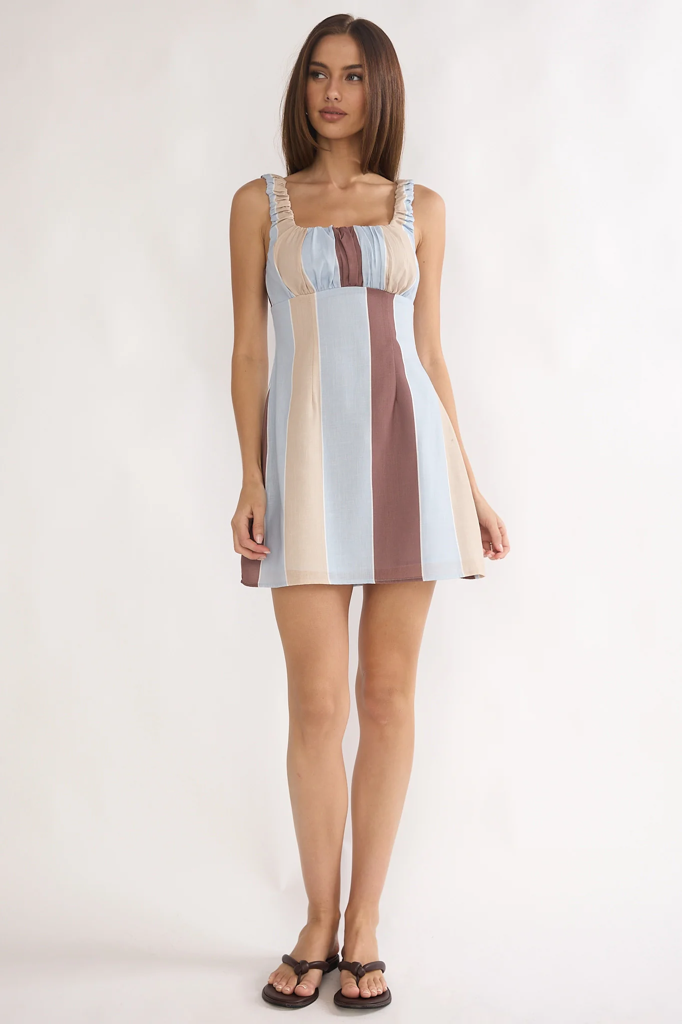 Petronella Mini Dress Stripe - Image 2