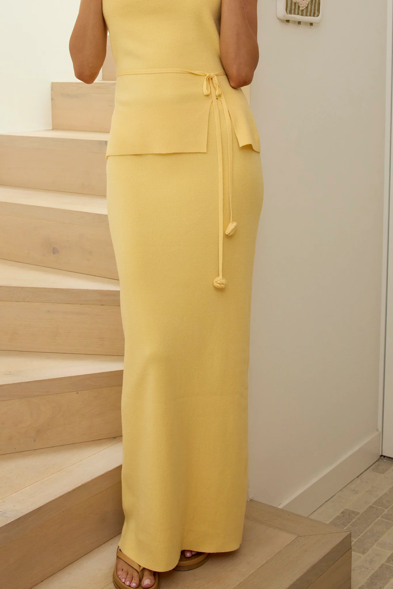 Revelry knit Maxi Skirt Banana