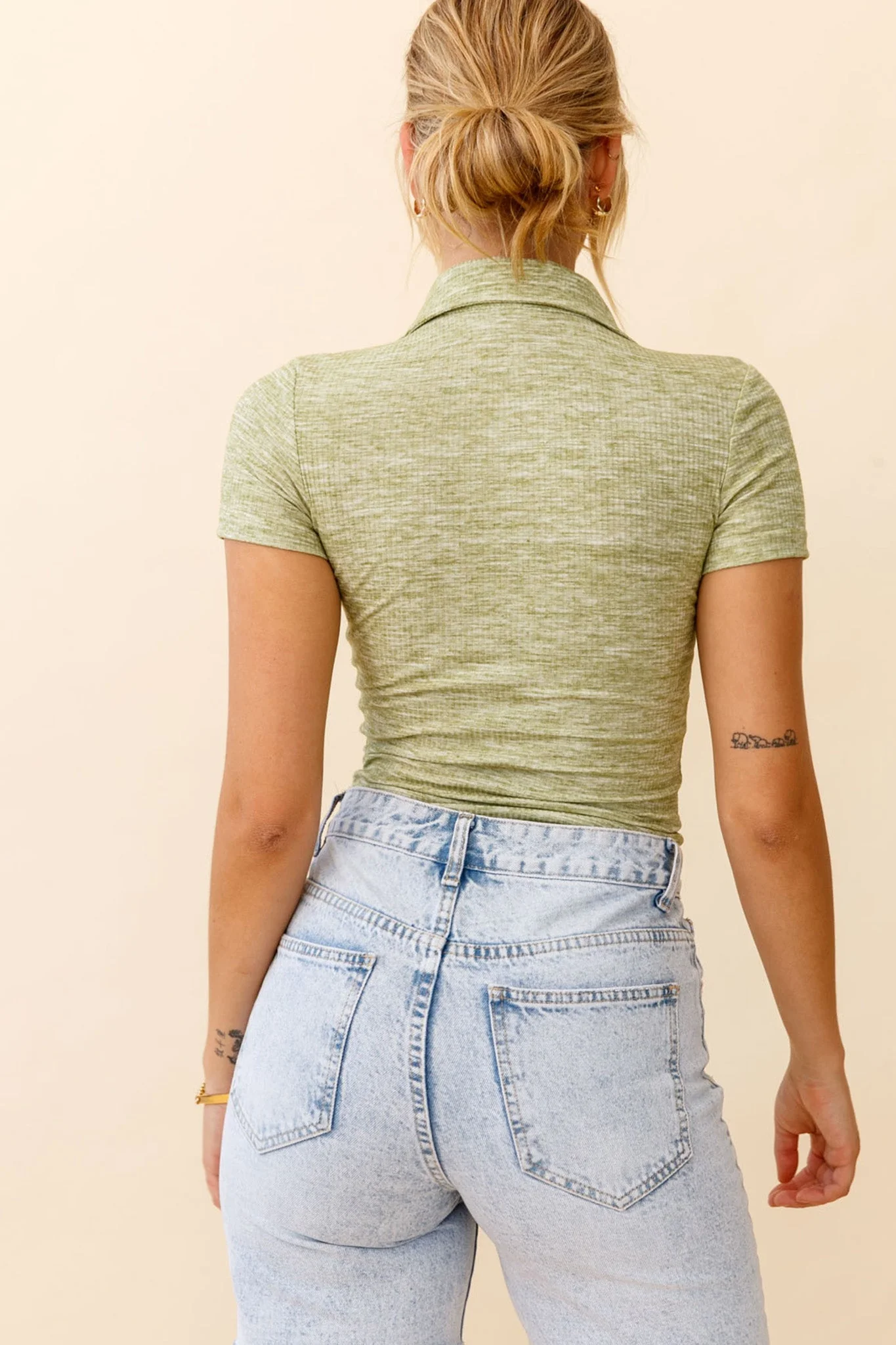 Roadtrip Collared Short Sleeve Shirt Green - Image 8