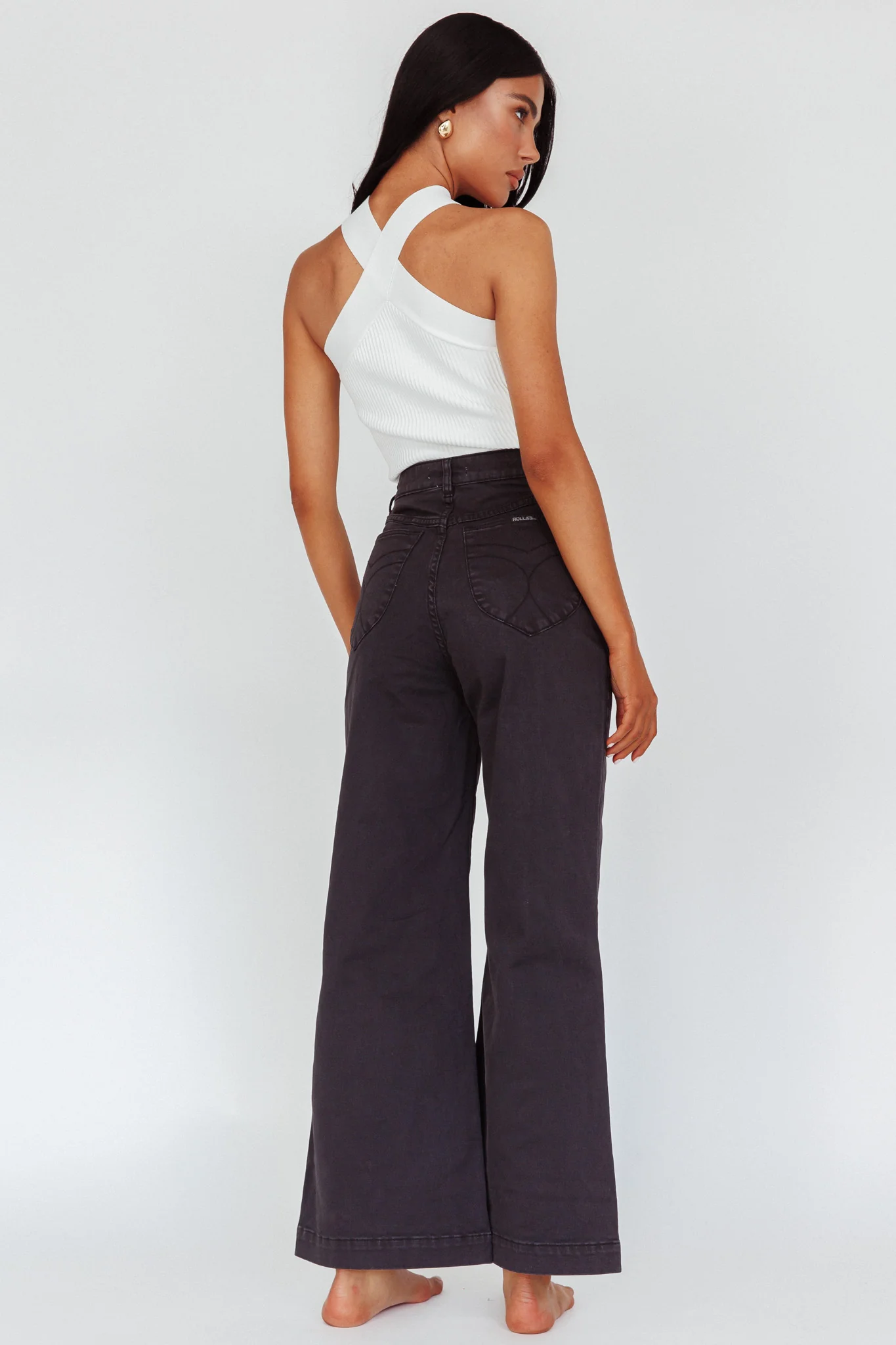 ROLLA'S Sailor Jean Washed Black - Image 2