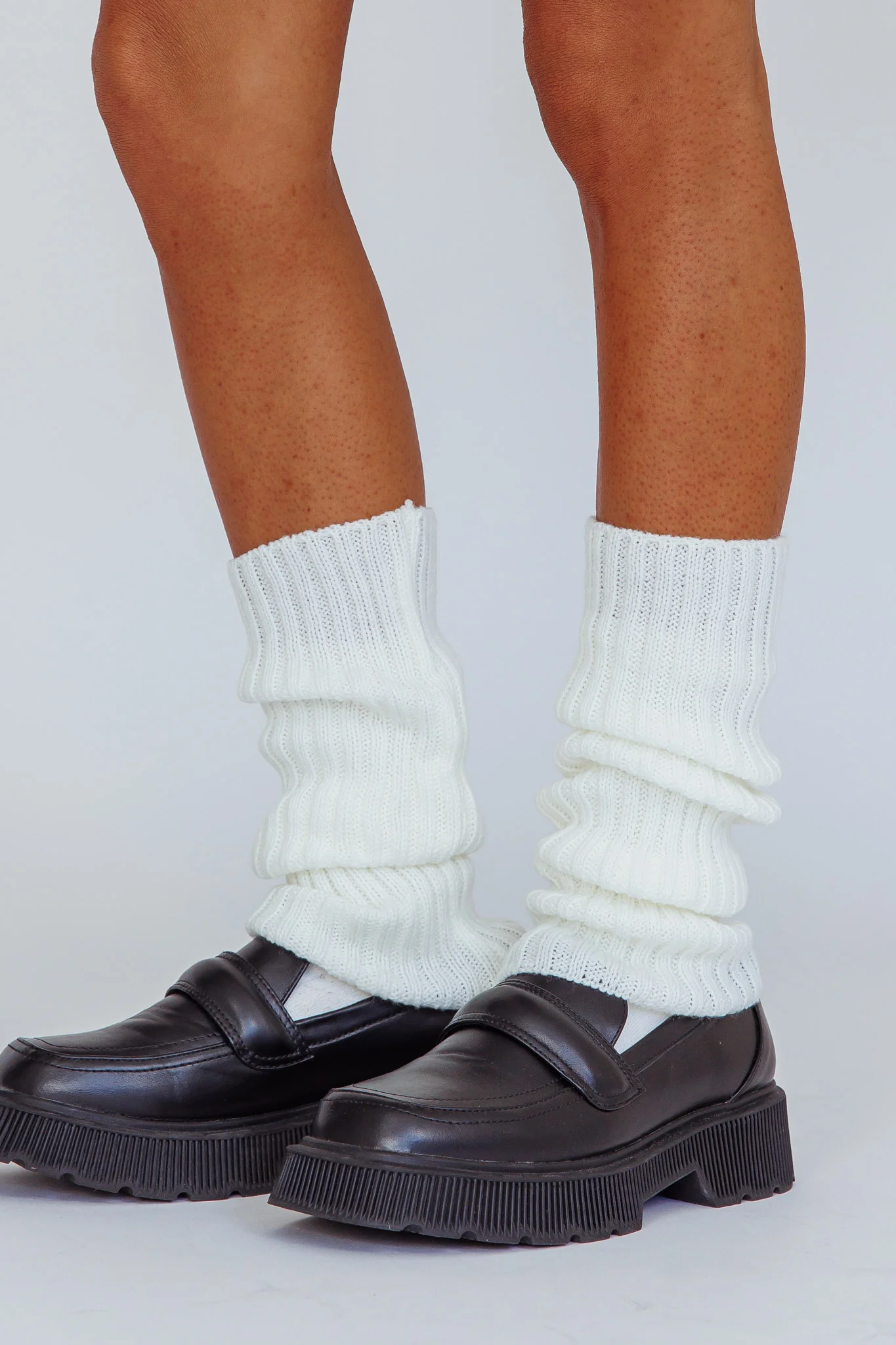 Roxanne Leg Warmers White - Image 2