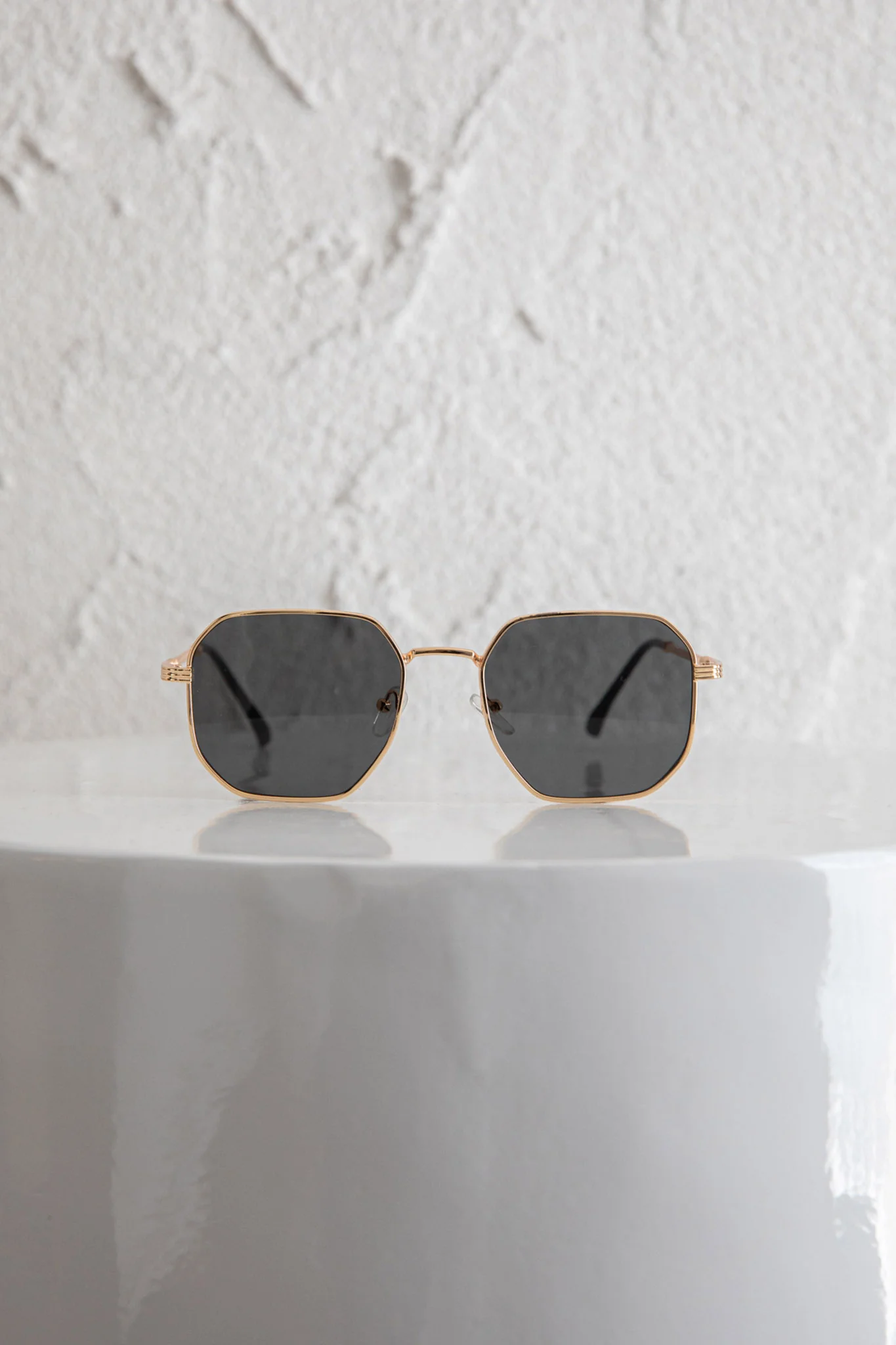 Sahara Aviator Sunglasses Black - Image 3