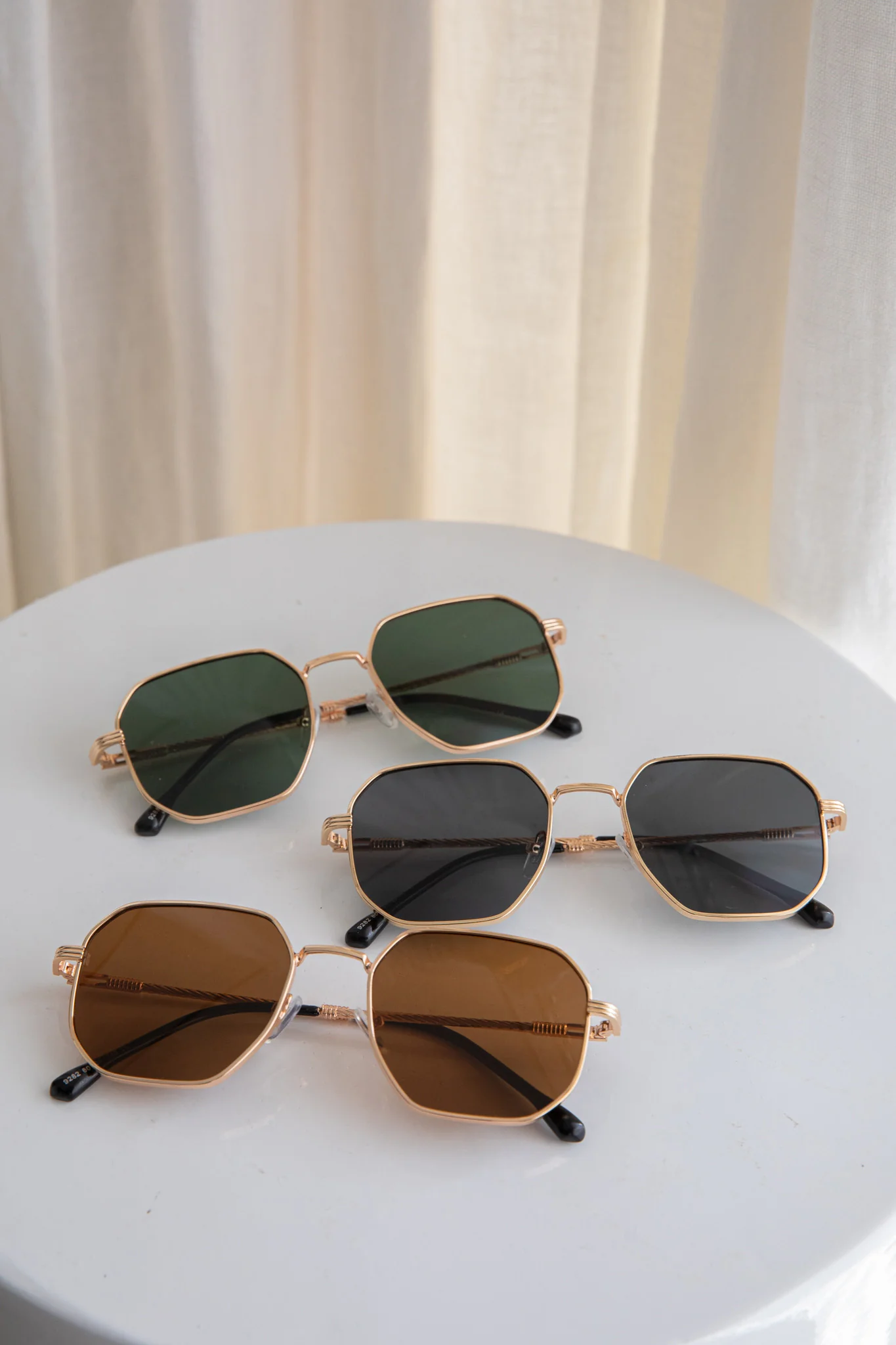 Sahara Aviator Sunglasses Dark Green - Image 4