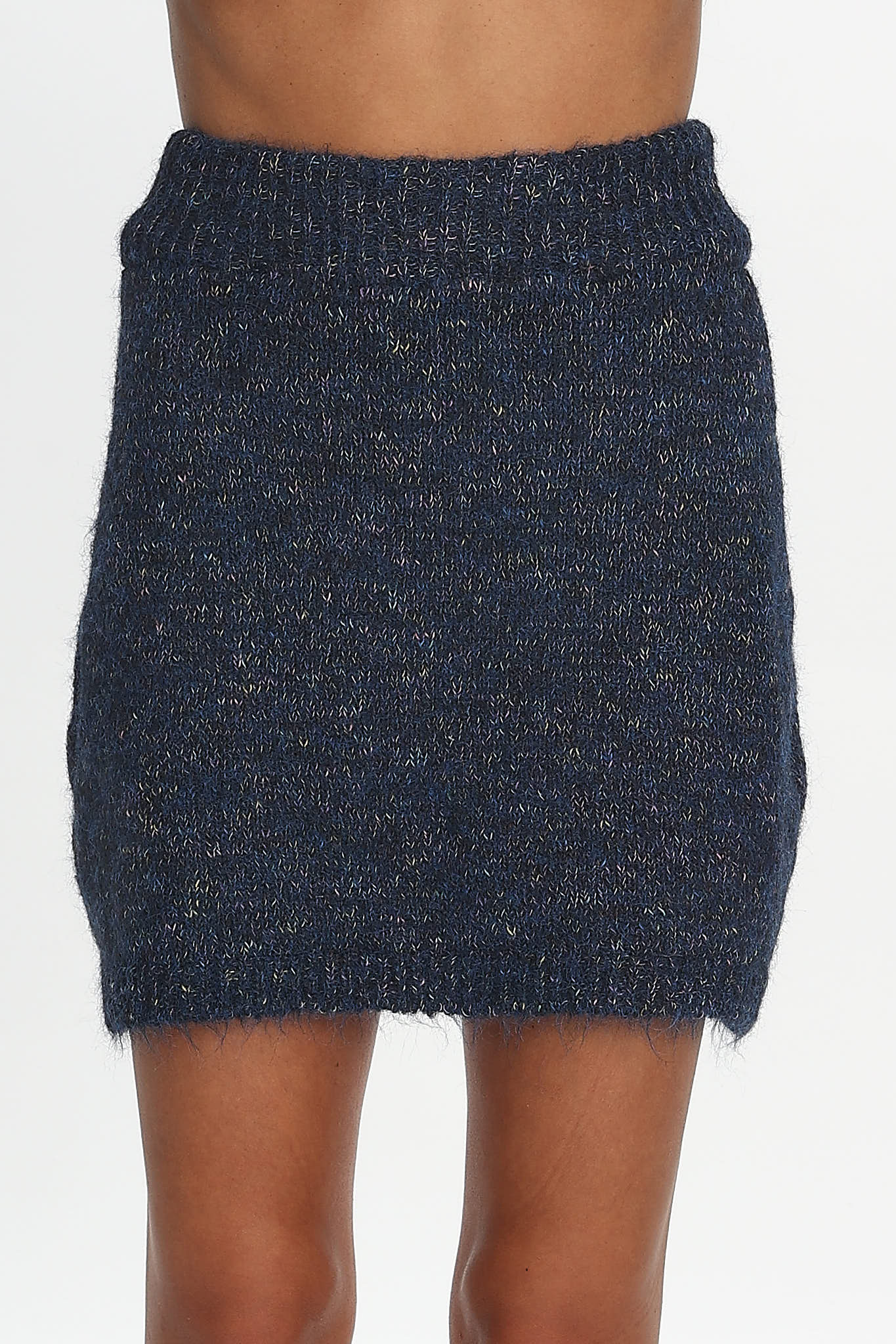 She's Good Knit Mini Skirt Navy - Image 4