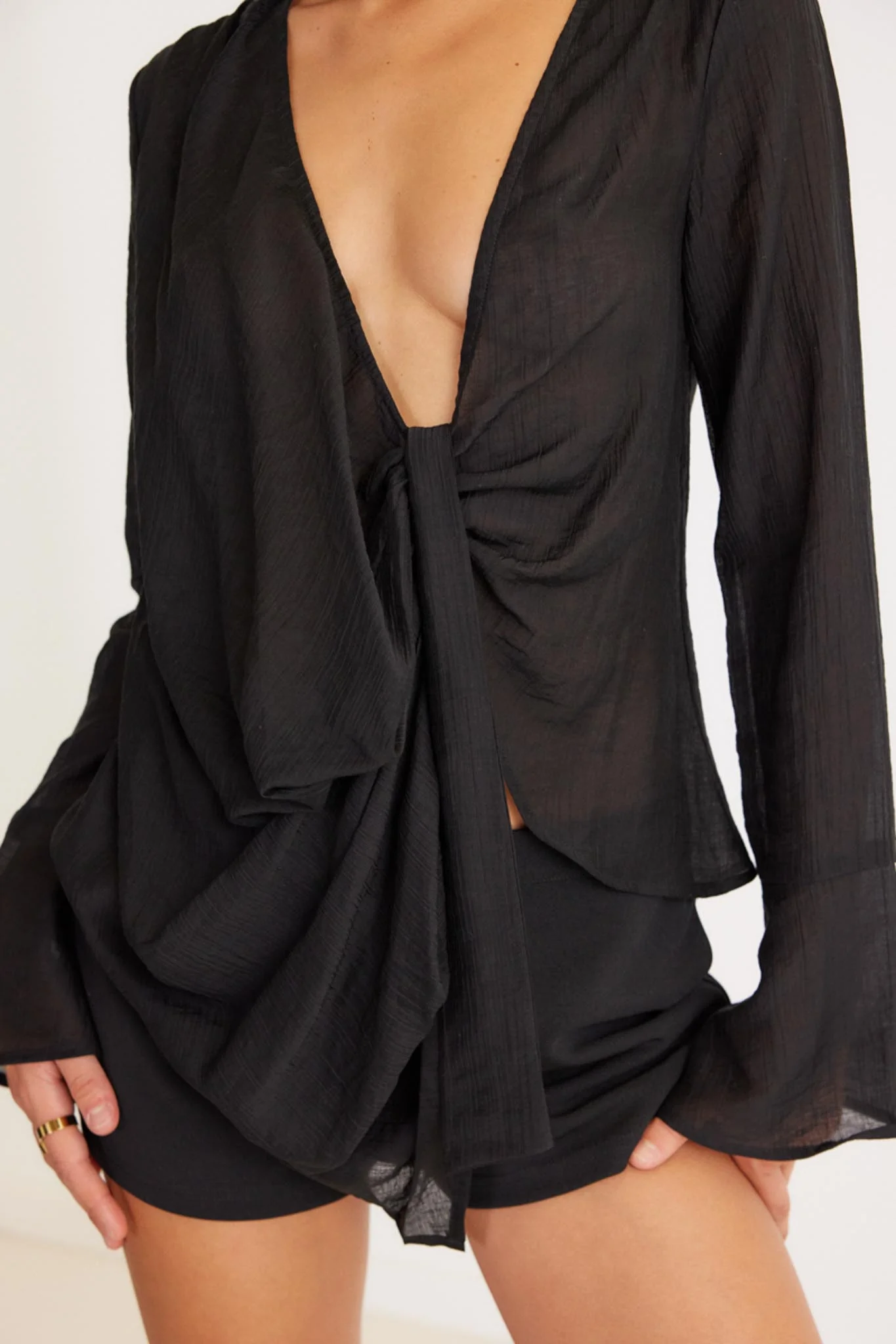 SNDYS Alexandra Top Black - Image 2