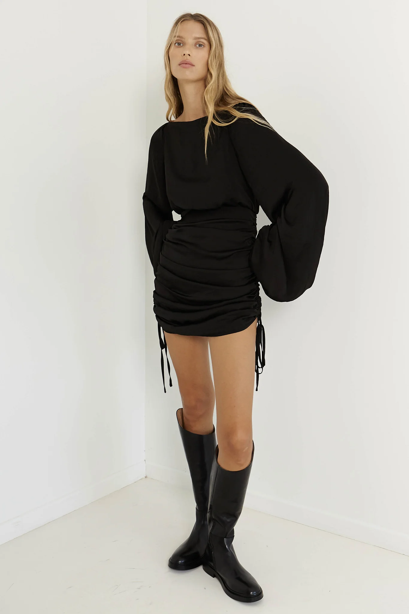 SNDYS Gigi Mini Dress Black - Image 4