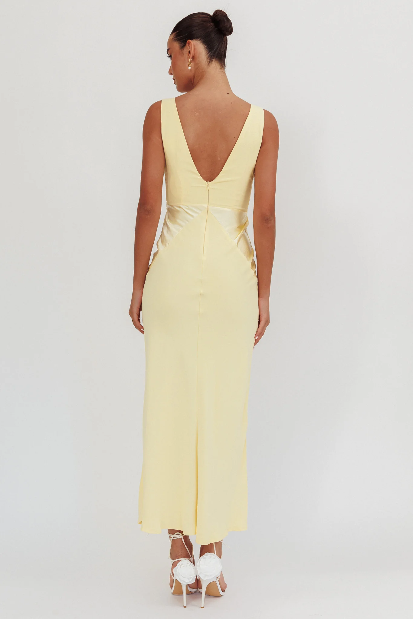 Soul Fire V-Neck Maxi Dress Butter - Image 3