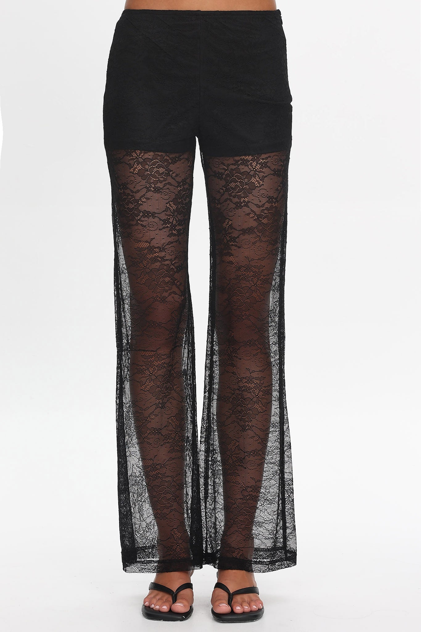 Sugarberry Lace Pants Black - Image 3