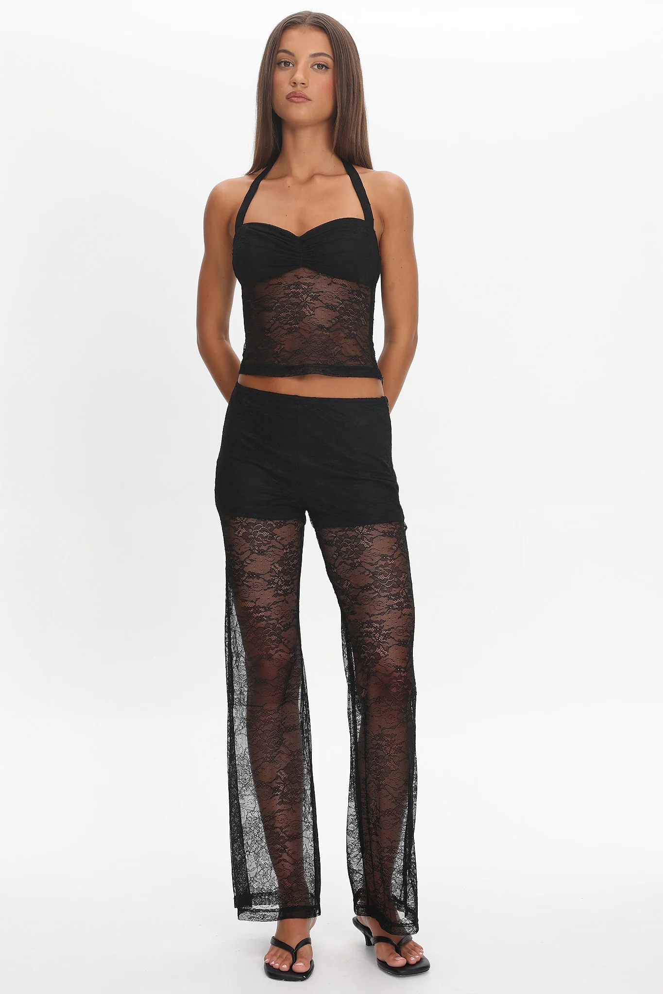 Sugarberry Lace Pants Black - Image 4