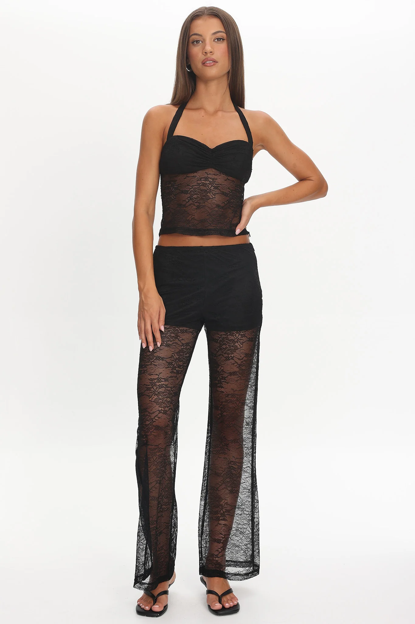 Sugarberry Lace Pants Black - Image 5