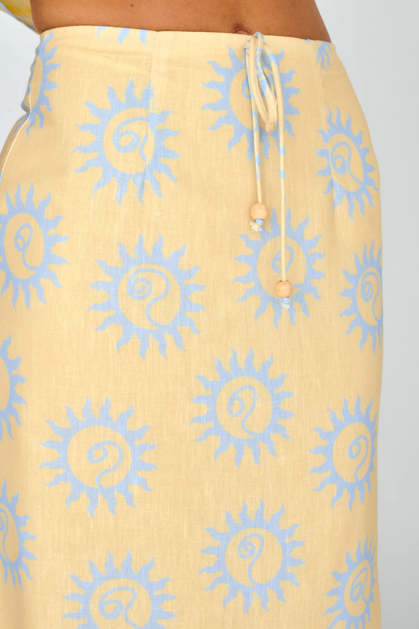 Sun Days Midi Skirt Sun Lemon - Image 4