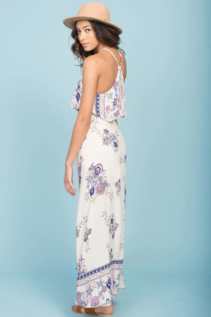 Monday cutout Maxi Dress Purple - Image 4