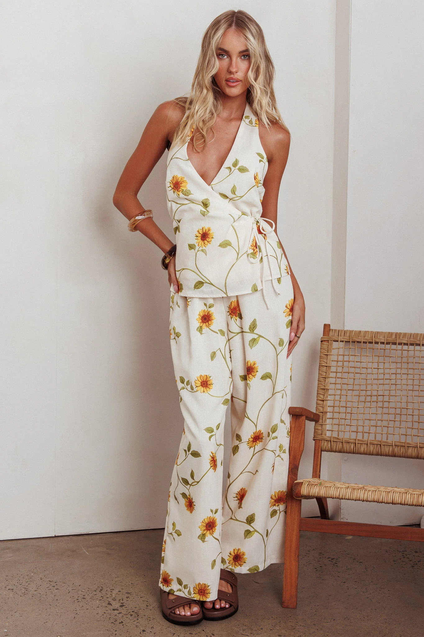 Sway Drawstring Pants Sunflower - Image 5