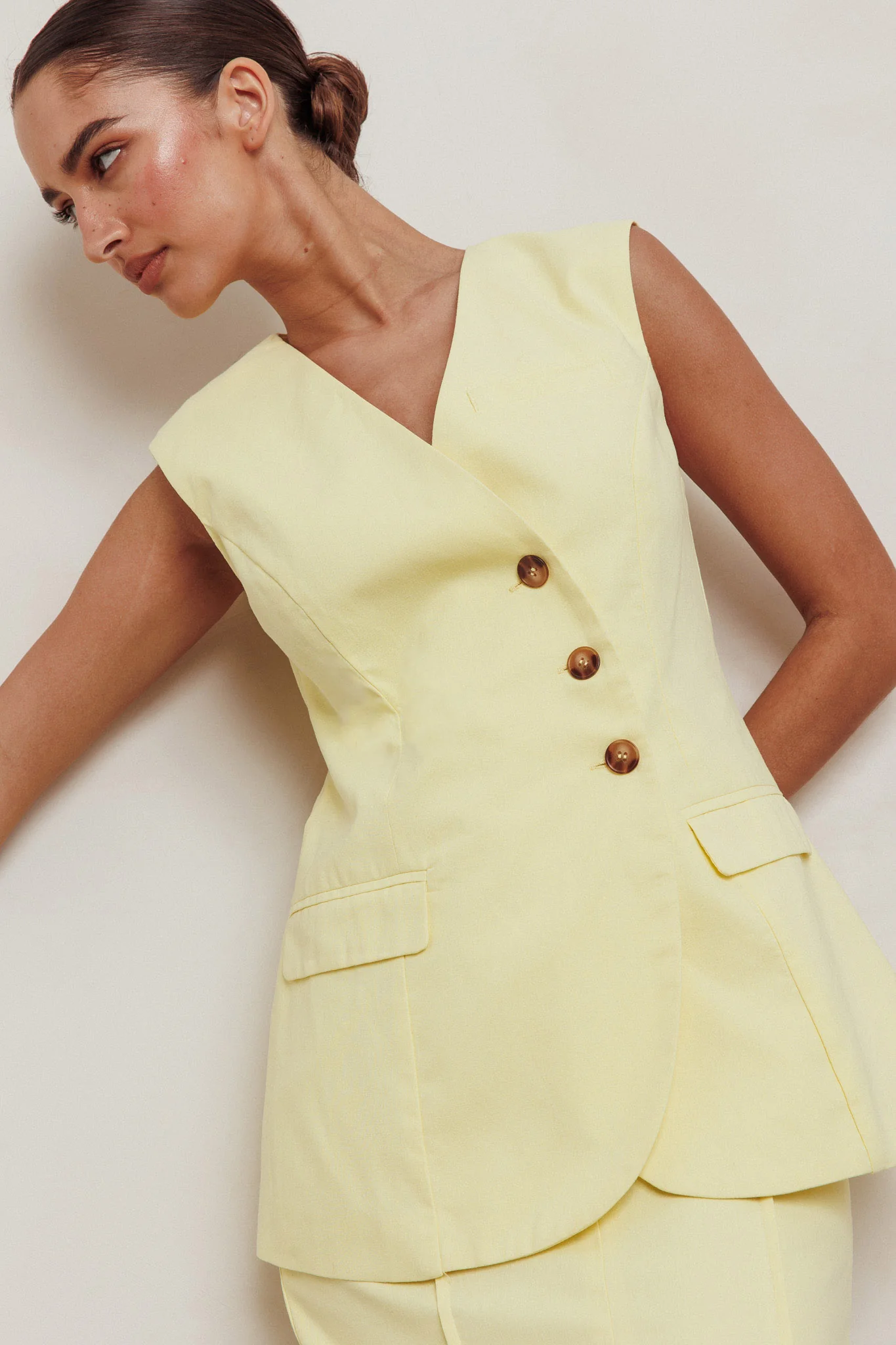 Sweet Treat Sleeveless Top Lemon - Image 7