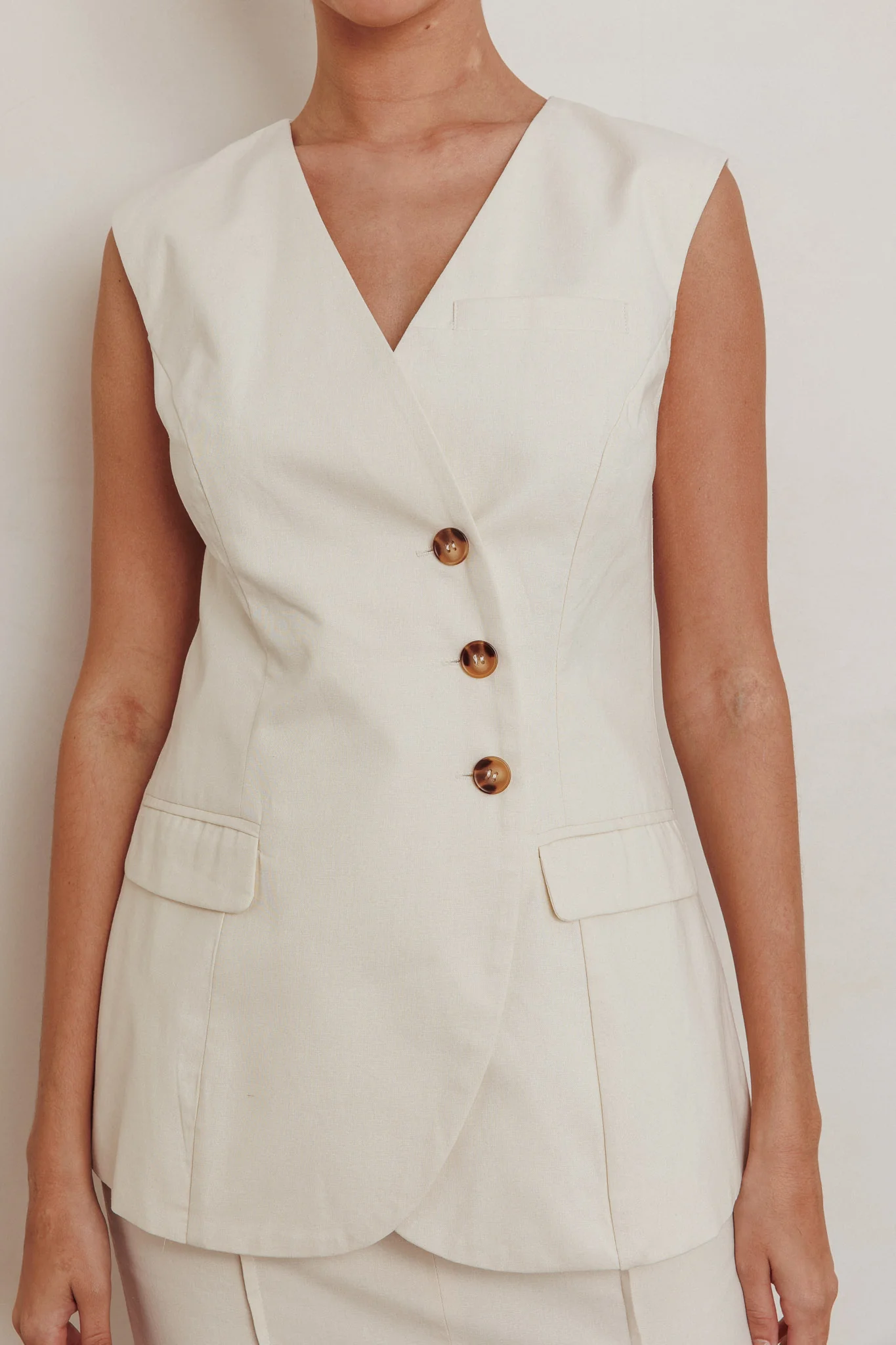 Sweet Treat Sleeveless Top Oat - Image 5