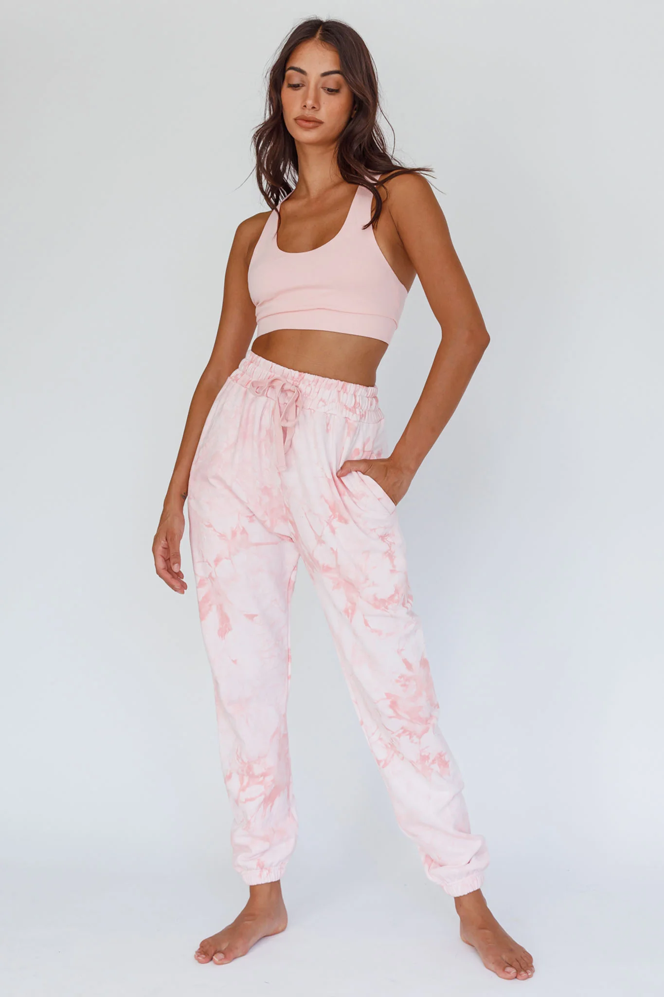 Take It Easy Jogger Track Pants Pink - Image 8