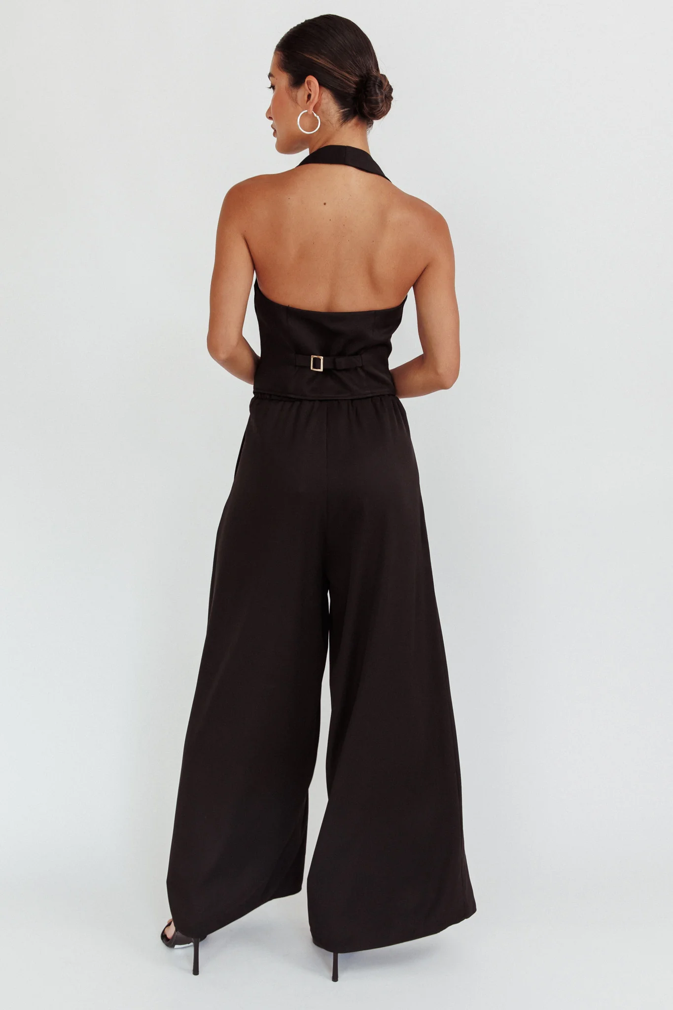 Tammi Wide Leg Pants Black - Image 2