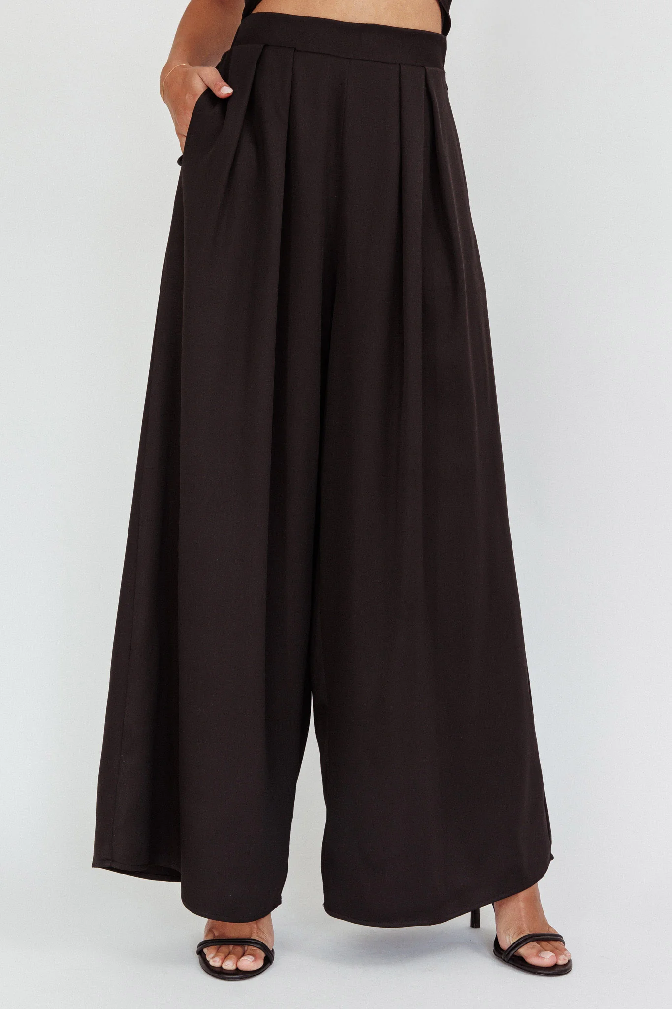 Tammi Wide Leg Pants Black - Image 4