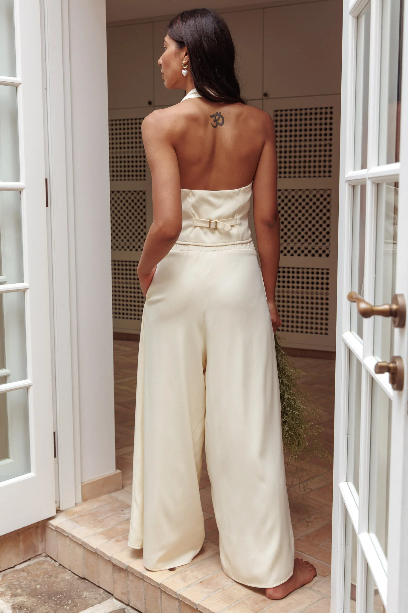 Tammi Wide Leg Pants Butter - Image 4