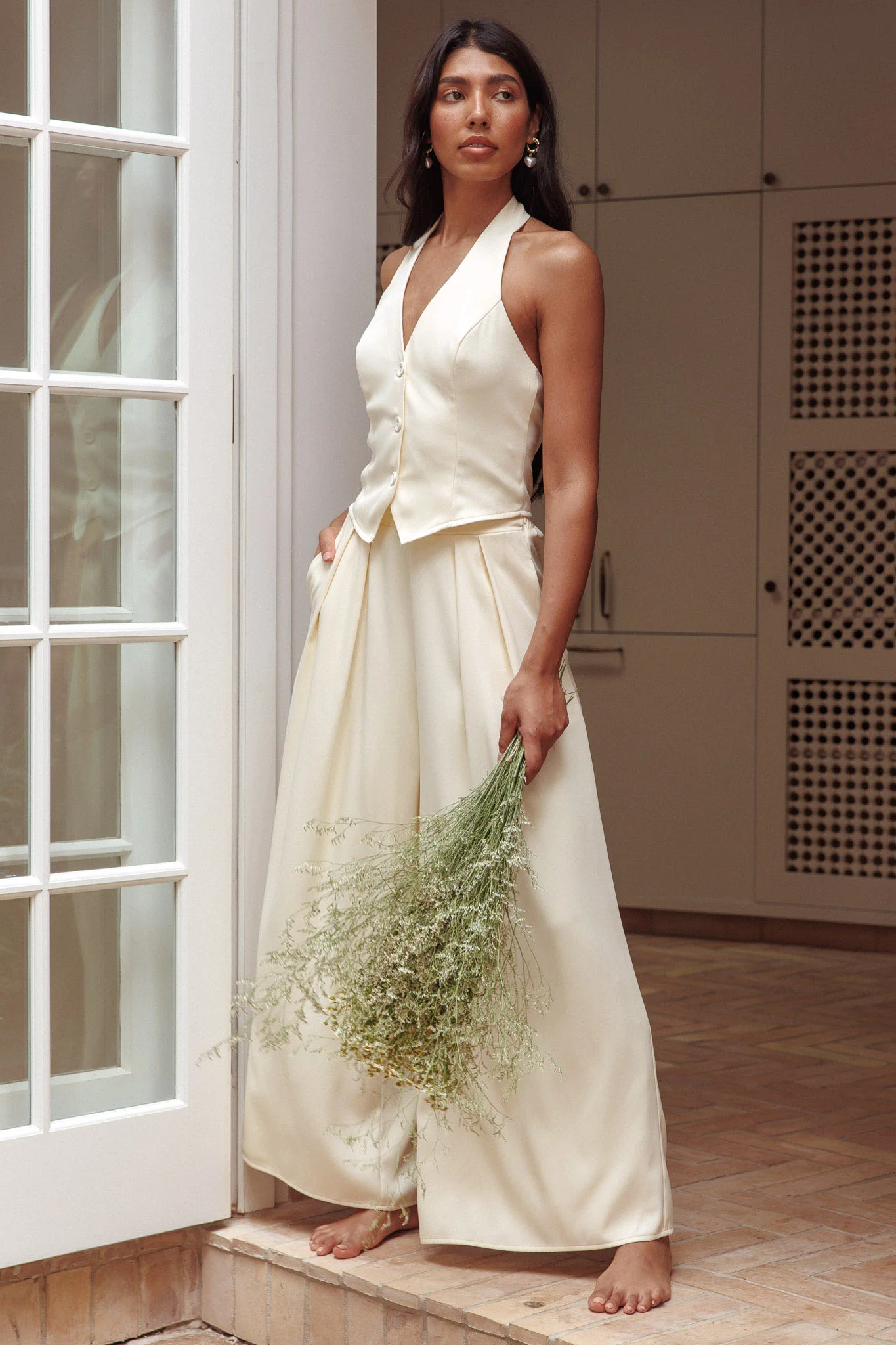 Tammi Wide Leg Pants Butter - Image 6